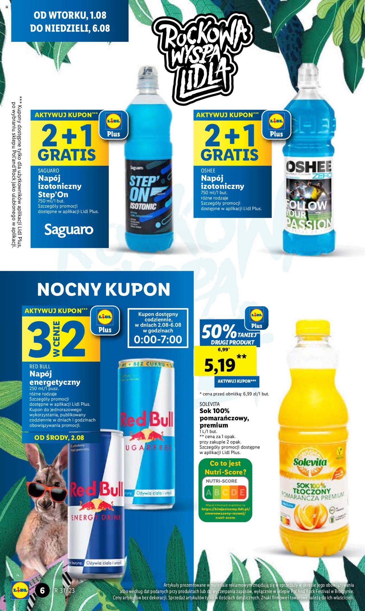 LIDL Festiwalowa gazetka ważna od 01.08.2023 do 06.08.2023 strona 6
