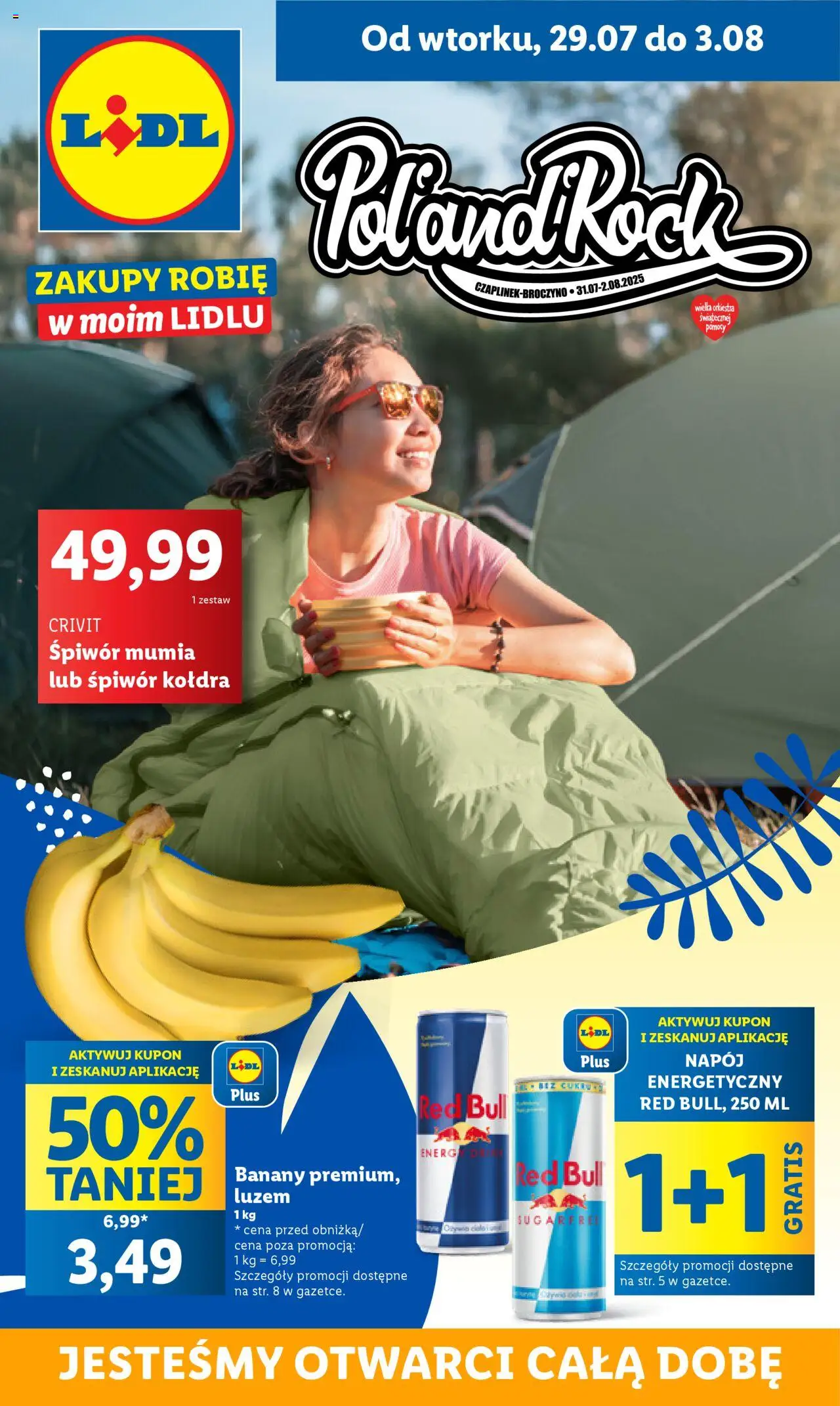 LIDL Festiwalowe okazje gazetka ważna od 29.07.2025 do 03.08.2025 strona 1
