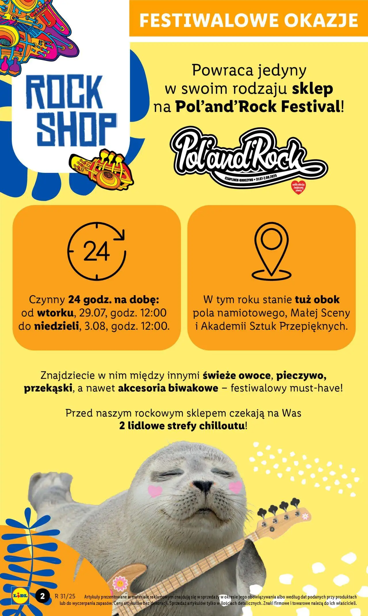 LIDL Festiwalowe okazje gazetka ważna od 29.07.2025 do 03.08.2025 strona 2