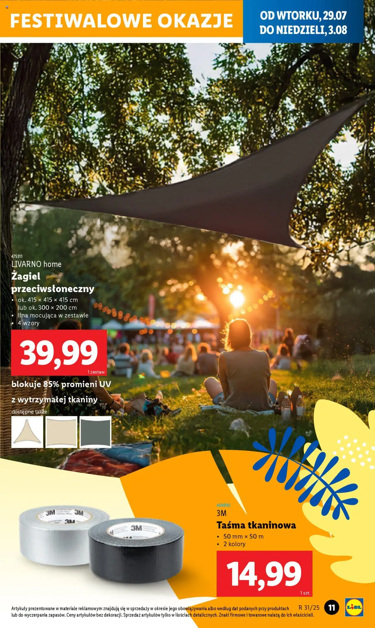 LIDL Festiwalowe okazje gazetka ważna od 29.07.2025 do 03.08.2025 strona 11