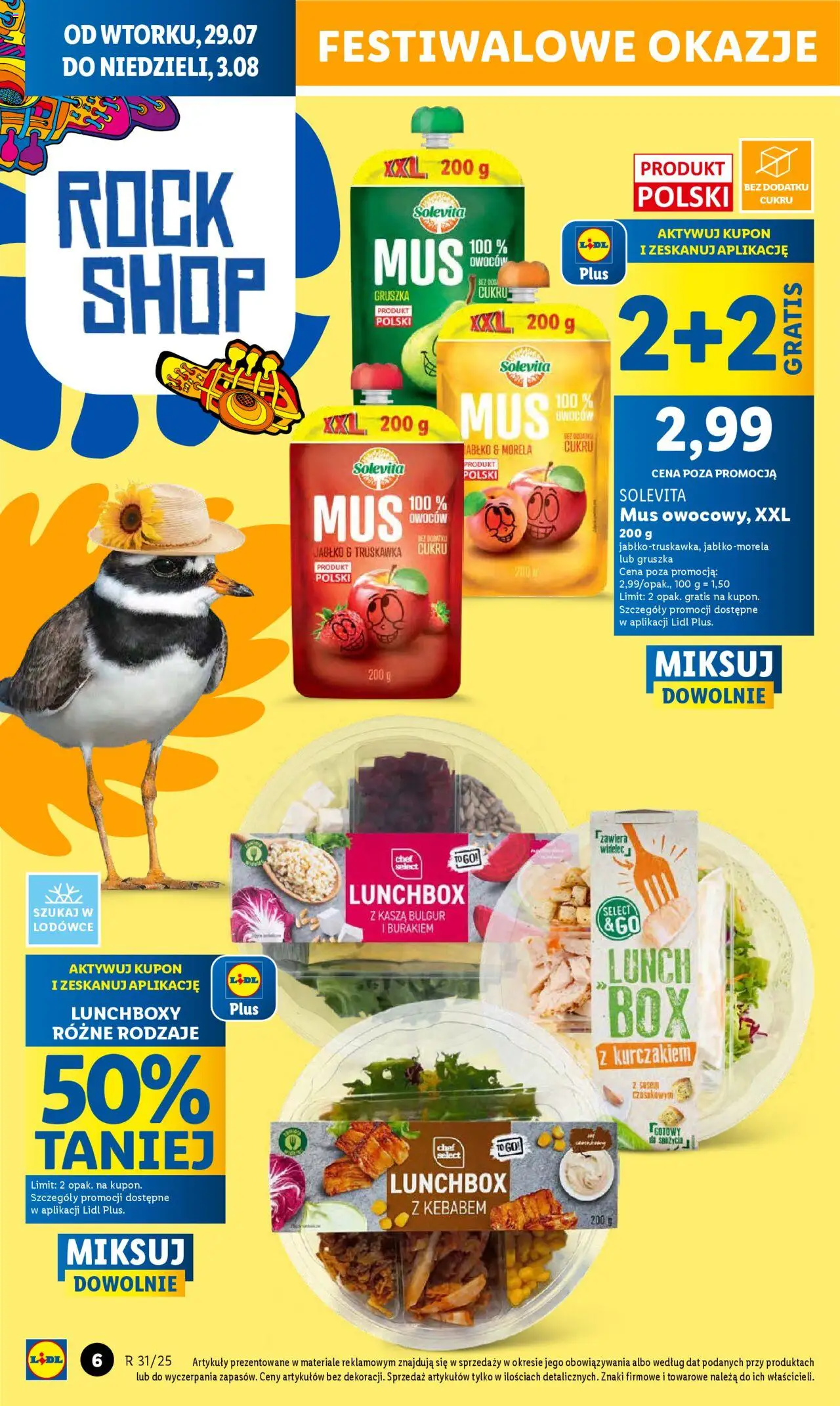 LIDL Festiwalowe okazje gazetka ważna od 29.07.2025 do 03.08.2025 strona 6