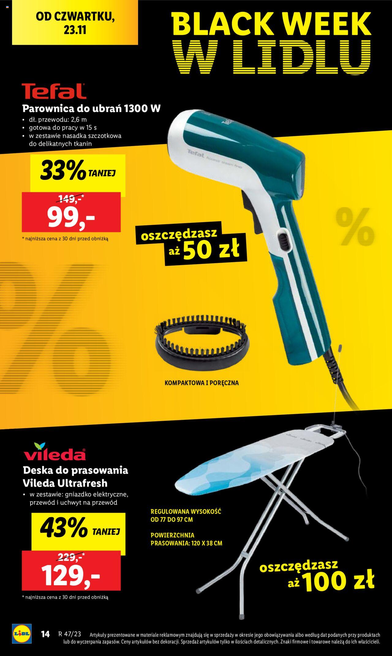 LIDL gazetka BLACK FRIDAY ważna od 20.11.2023 do 25.11.2023 strona 16