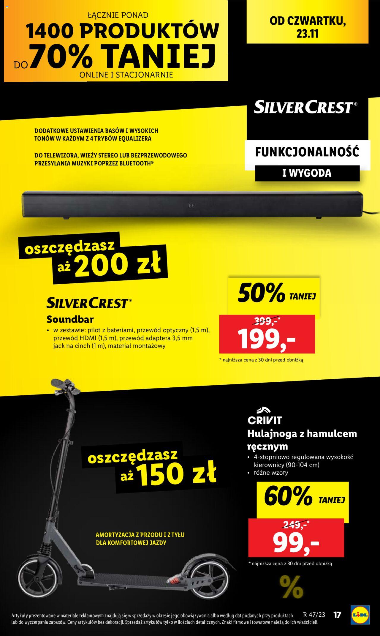 LIDL gazetka BLACK FRIDAY ważna od 20.11.2023 do 25.11.2023 strona 19