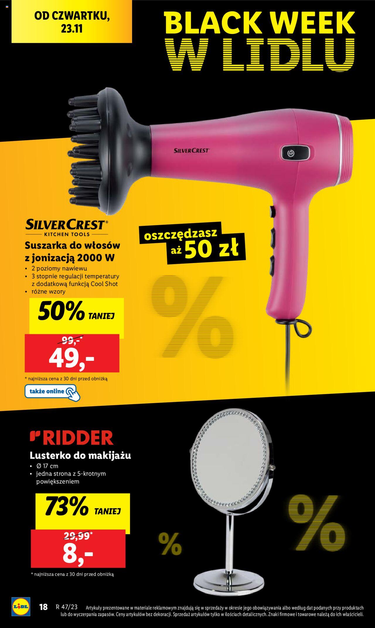 LIDL gazetka BLACK FRIDAY ważna od 20.11.2023 do 25.11.2023 strona 20