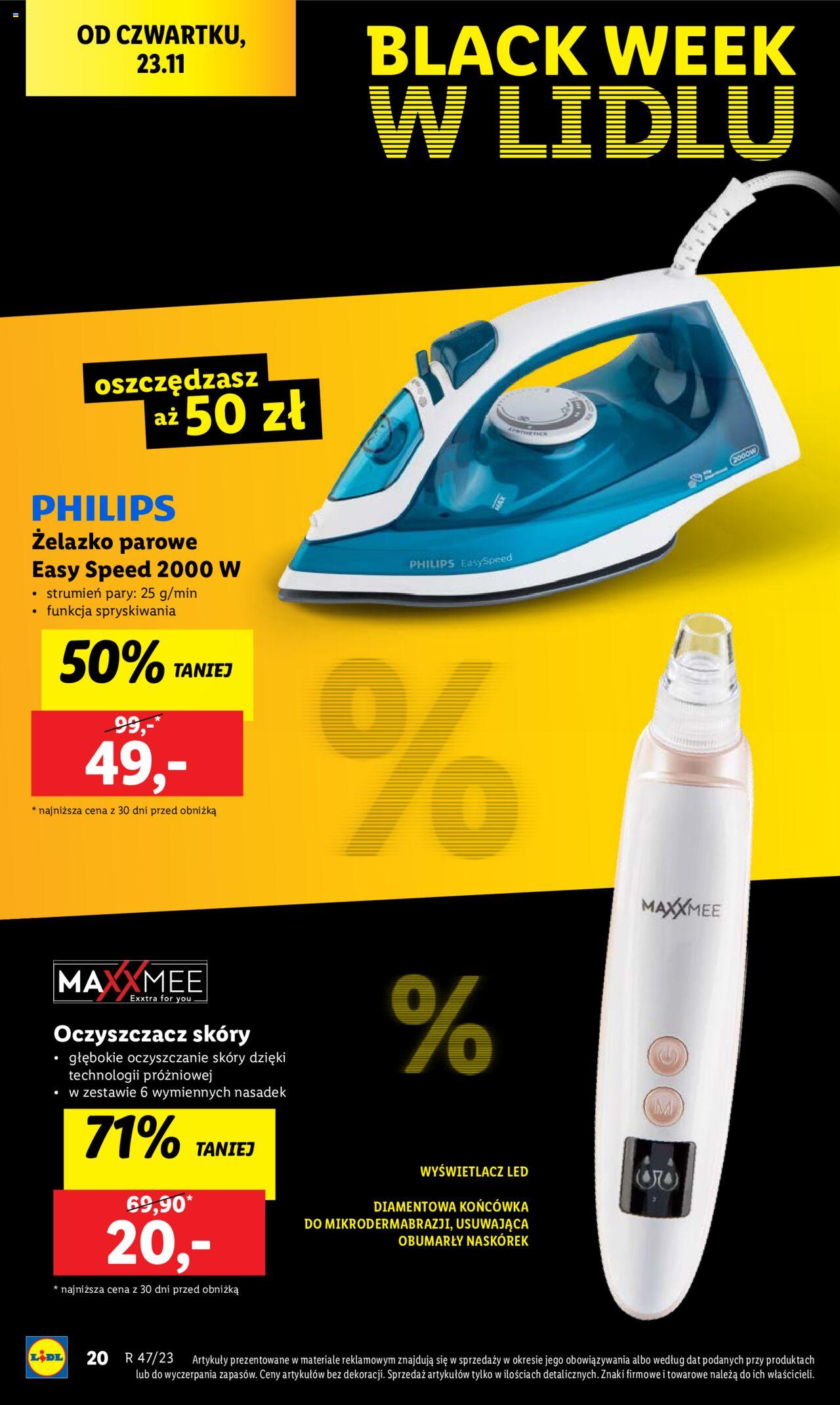 LIDL gazetka BLACK FRIDAY ważna od 20.11.2023 do 25.11.2023 strona 22