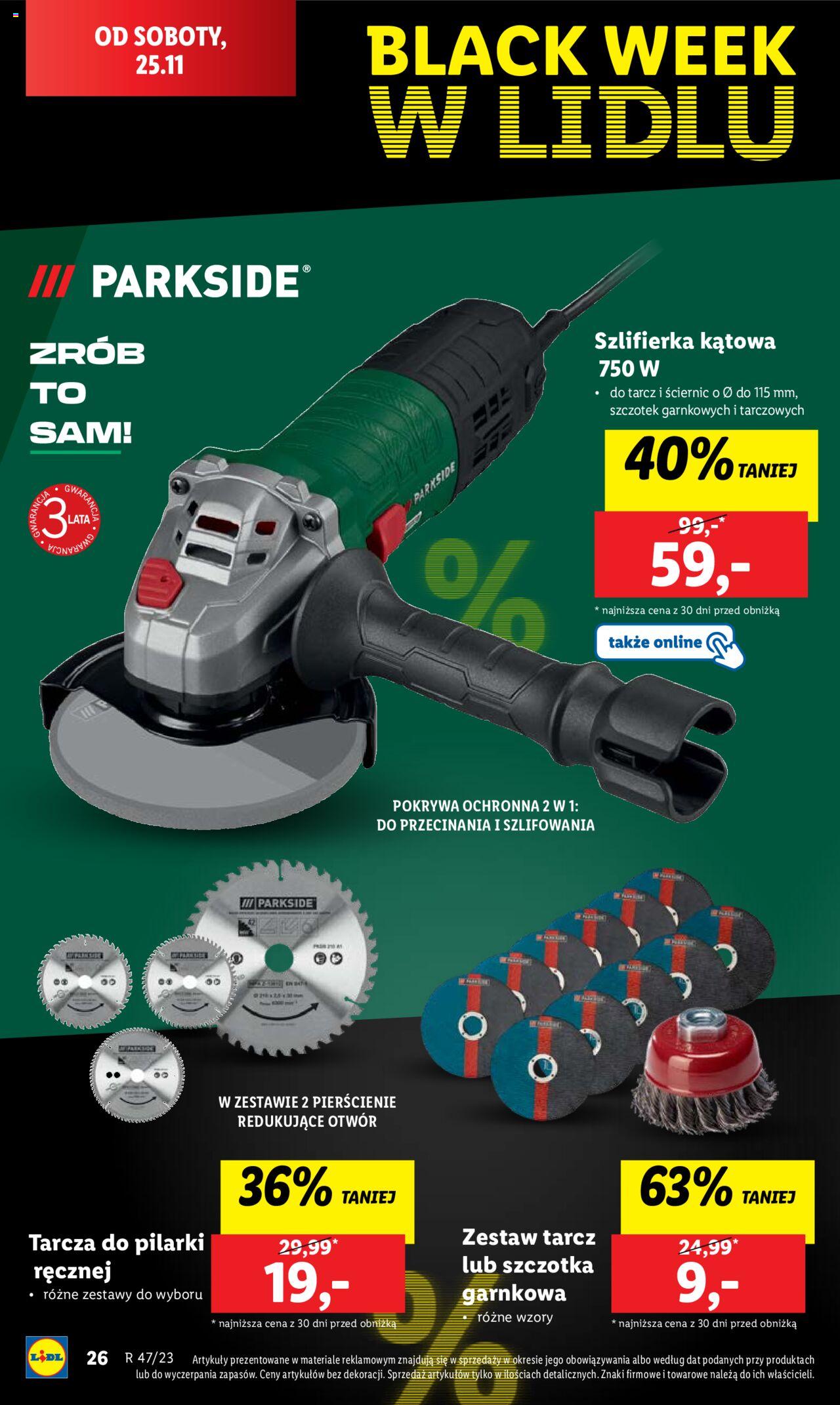LIDL gazetka BLACK FRIDAY ważna od 20.11.2023 do 25.11.2023 strona 28