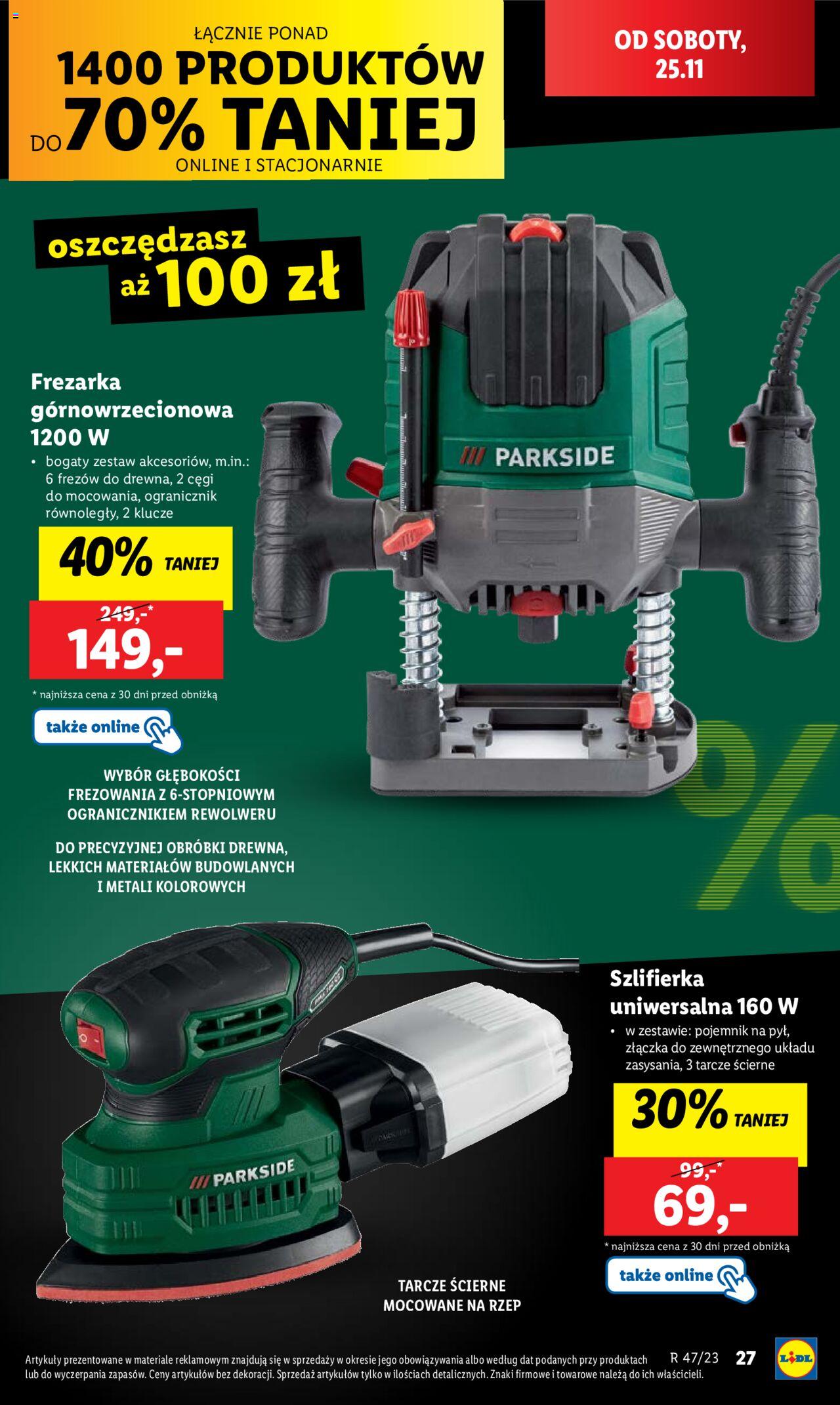 LIDL gazetka BLACK FRIDAY ważna od 20.11.2023 do 25.11.2023 strona 29