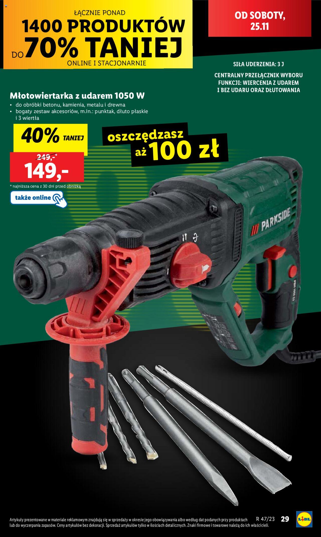 LIDL gazetka BLACK FRIDAY ważna od 20.11.2023 do 25.11.2023 strona 31