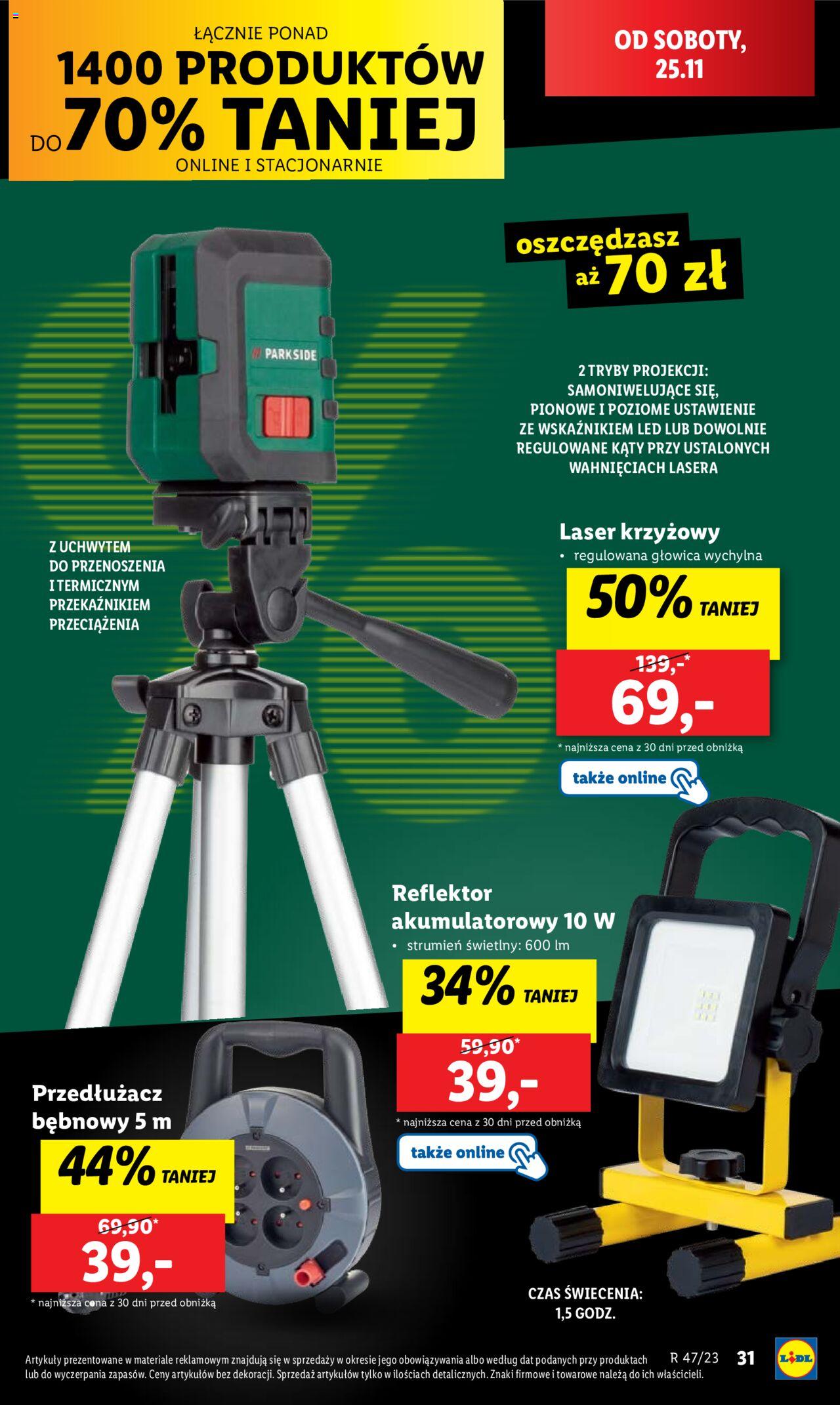 LIDL gazetka BLACK FRIDAY ważna od 20.11.2023 do 25.11.2023 strona 33