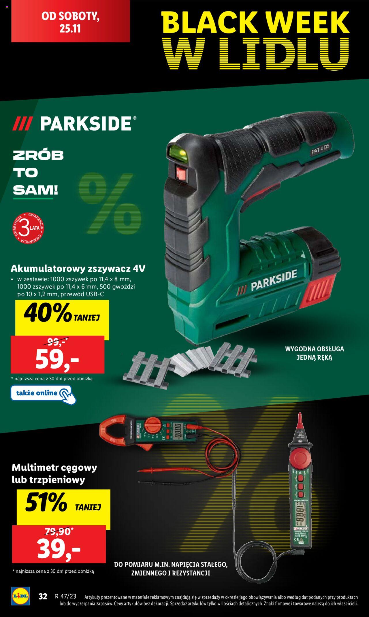 LIDL gazetka BLACK FRIDAY ważna od 20.11.2023 do 25.11.2023 strona 34