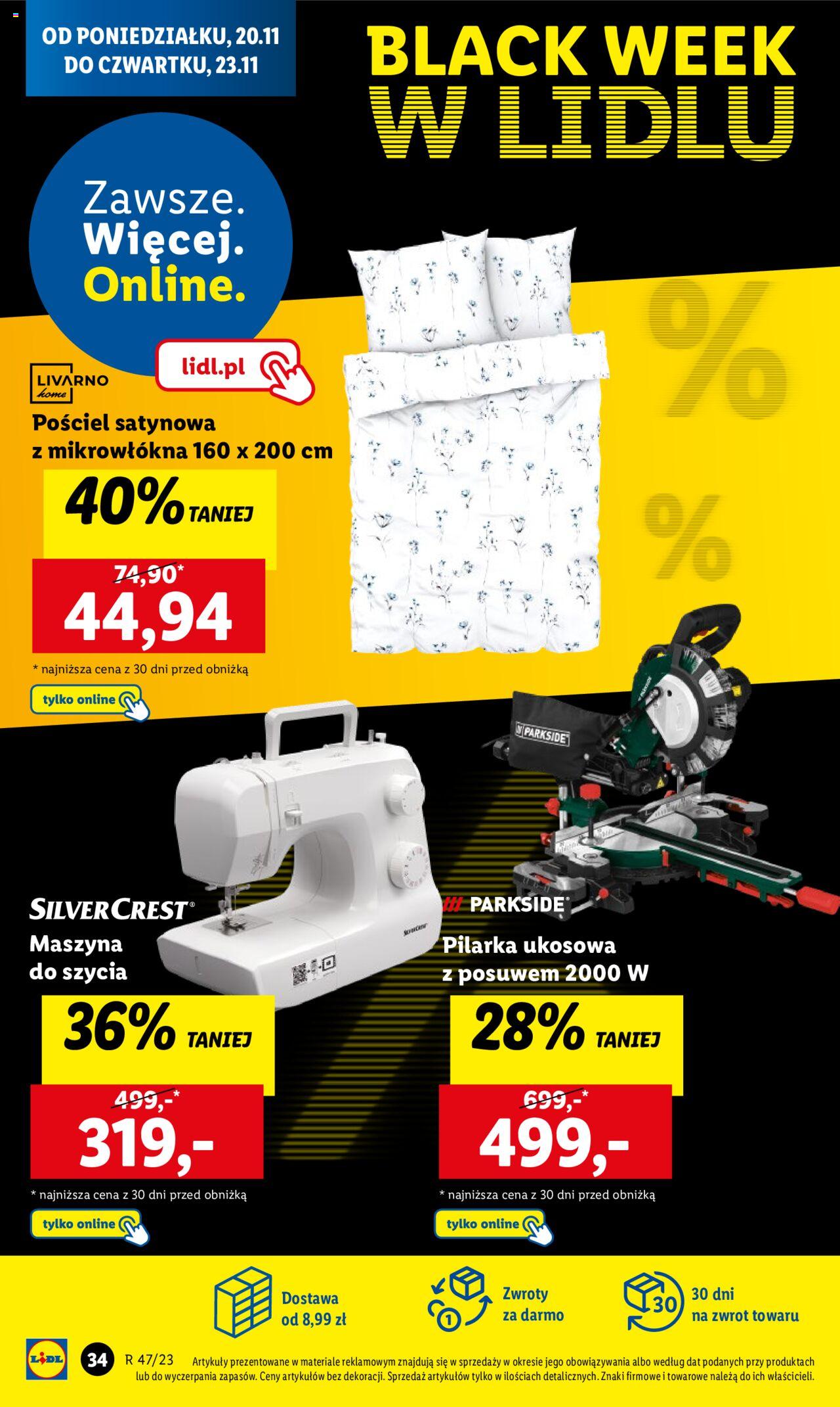 LIDL gazetka BLACK FRIDAY ważna od 20.11.2023 do 25.11.2023 strona 36