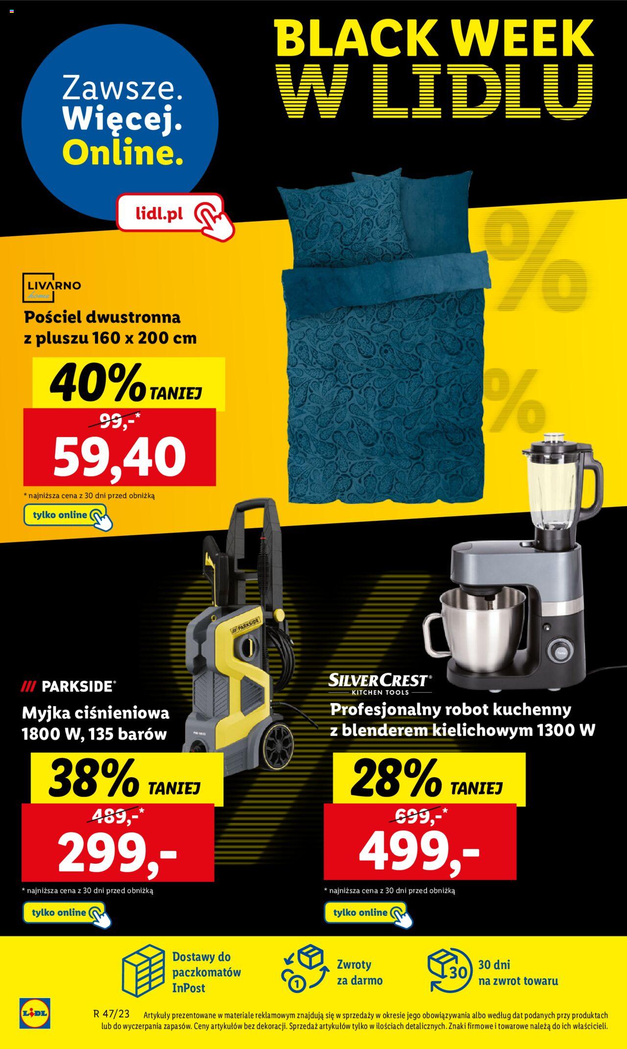 LIDL gazetka BLACK FRIDAY ważna od 20.11.2023 do 25.11.2023 strona 38