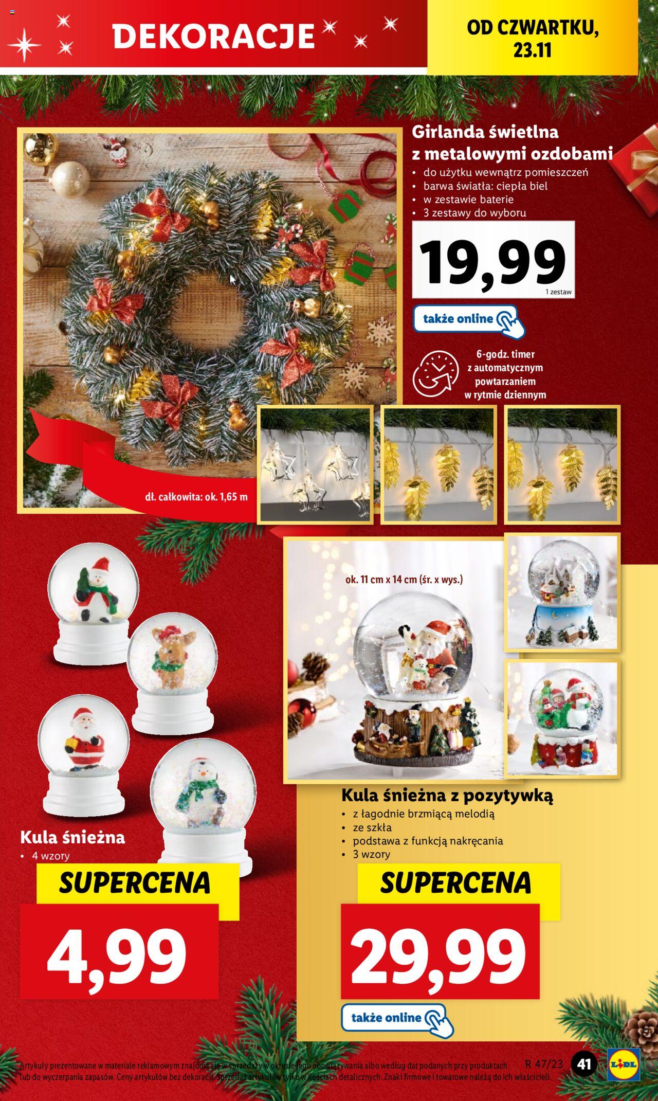LIDL gazetka BLACK FRIDAY ważna od 20.11.2023 do 25.11.2023 strona 45