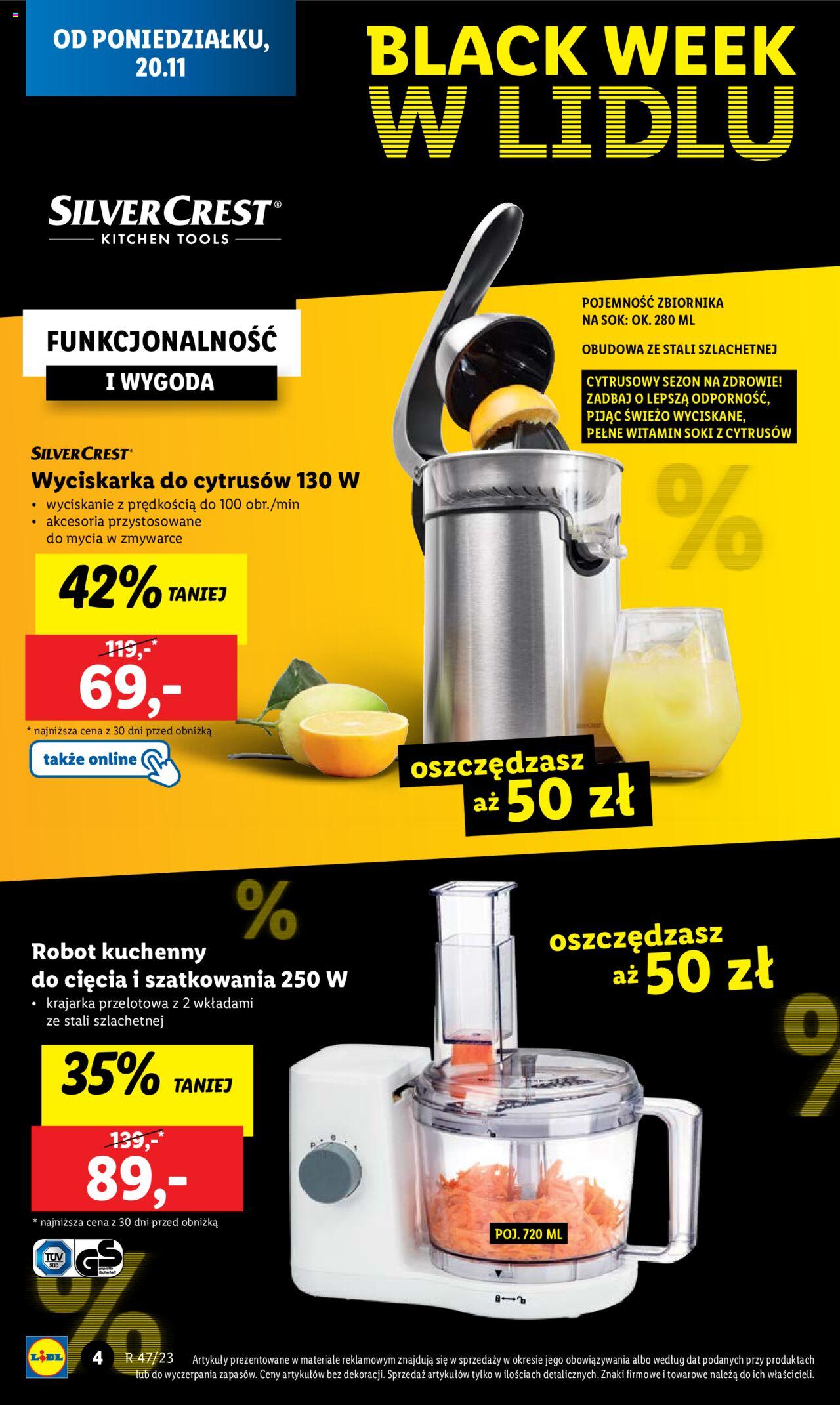 LIDL gazetka BLACK FRIDAY ważna od 20.11.2023 do 25.11.2023 strona 6