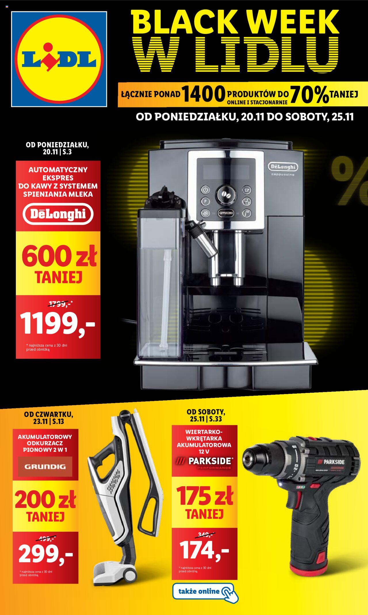LIDL gazetka BLACK FRIDAY ważna od 20.11.2023 do 25.11.2023 strona 60