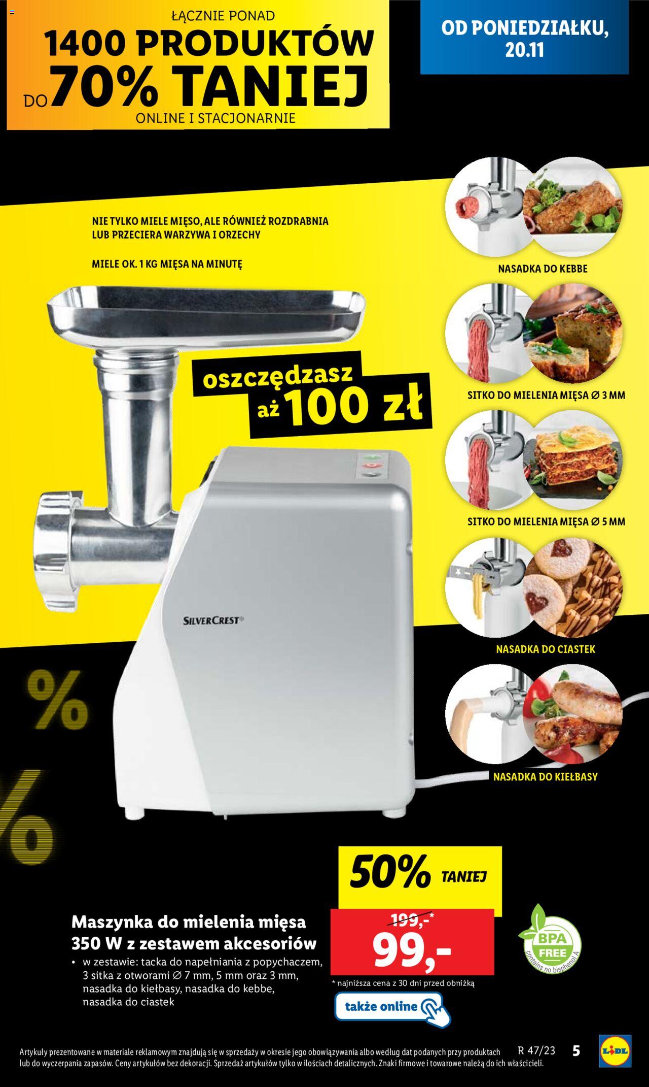 LIDL gazetka BLACK FRIDAY ważna od 20.11.2023 do 25.11.2023 strona 7