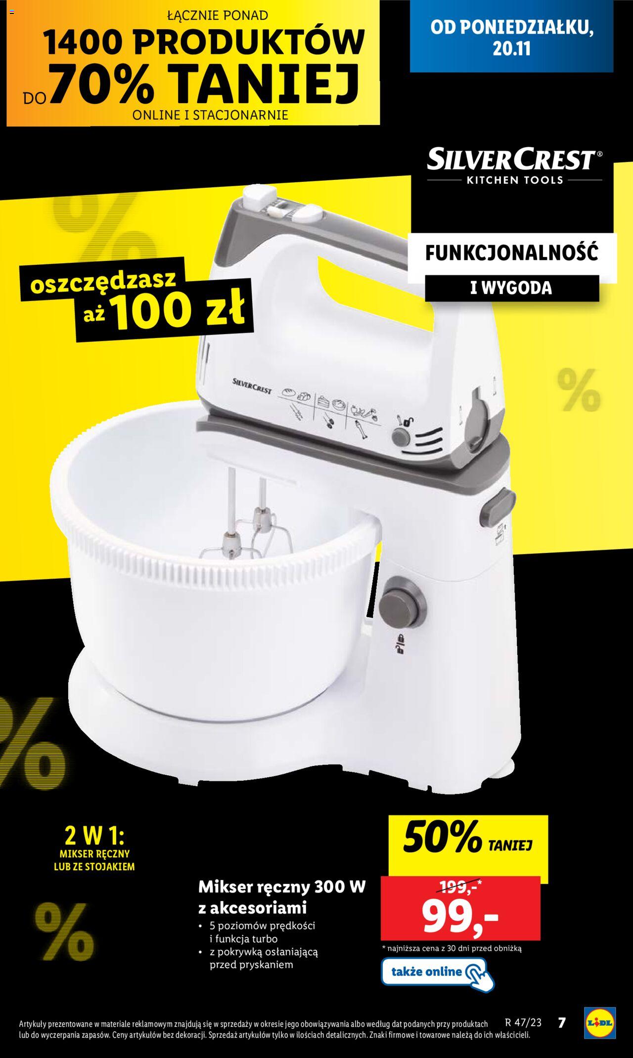 LIDL gazetka BLACK FRIDAY ważna od 20.11.2023 do 25.11.2023 strona 9