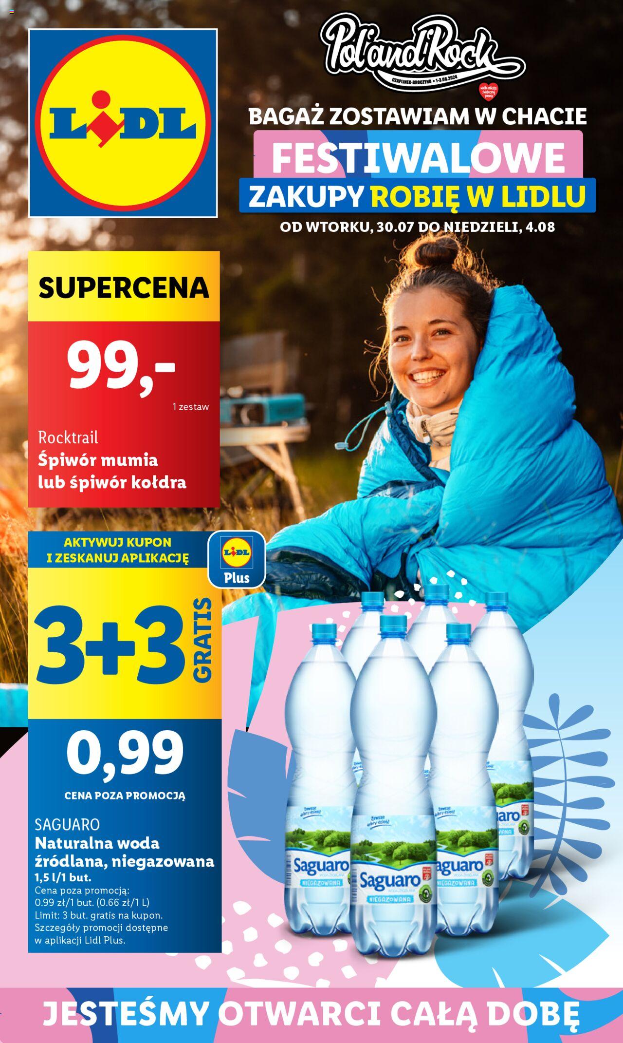 LIDL Gazetka Festiwalowa ważna od 30.07.2024 do 04.08.2024 strona 1