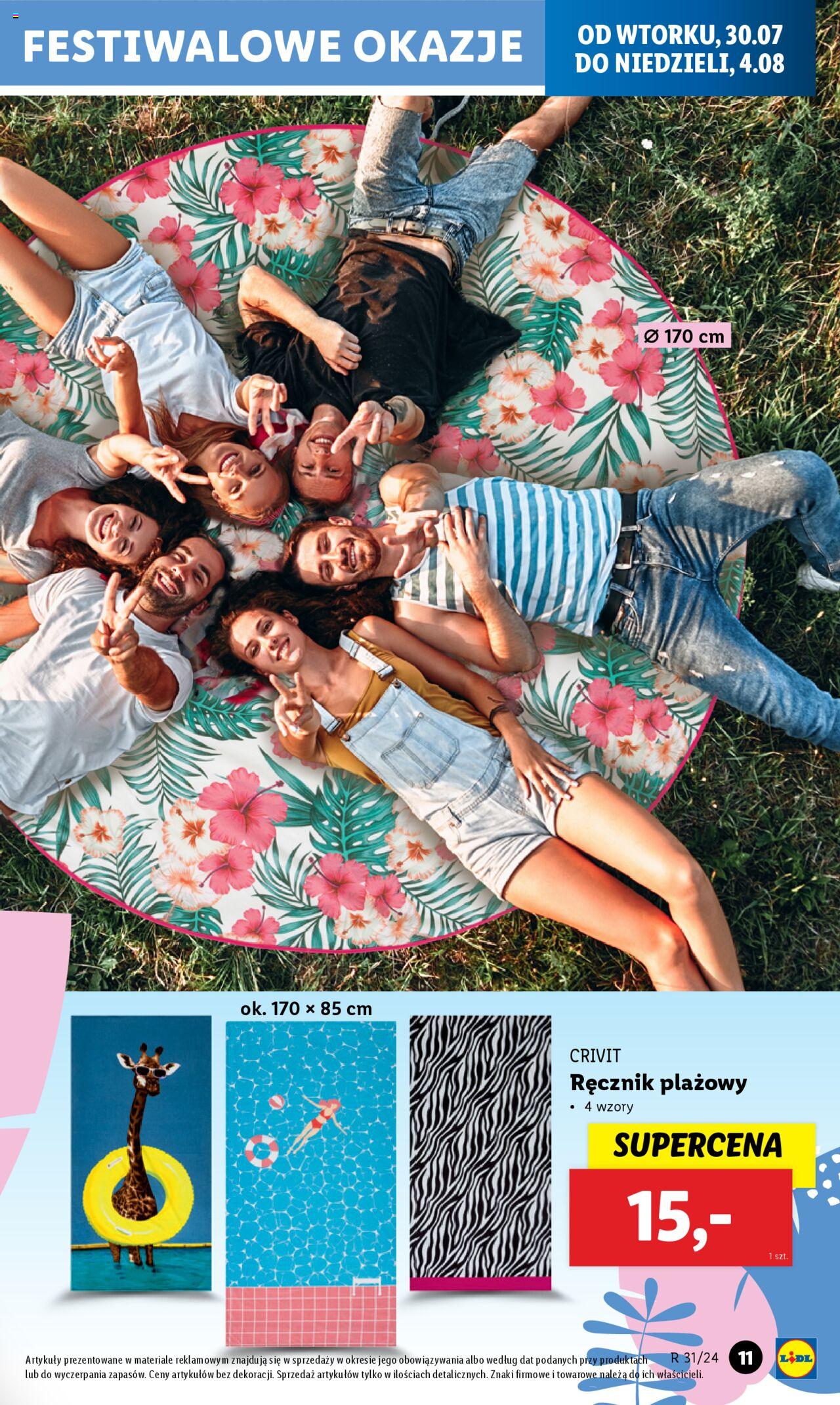 LIDL Gazetka Festiwalowa ważna od 30.07.2024 do 04.08.2024 strona 11