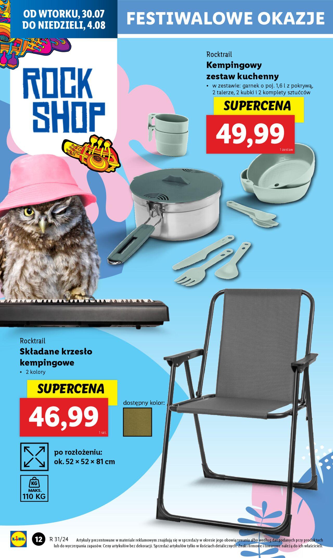 LIDL Gazetka Festiwalowa ważna od 30.07.2024 do 04.08.2024 strona 12