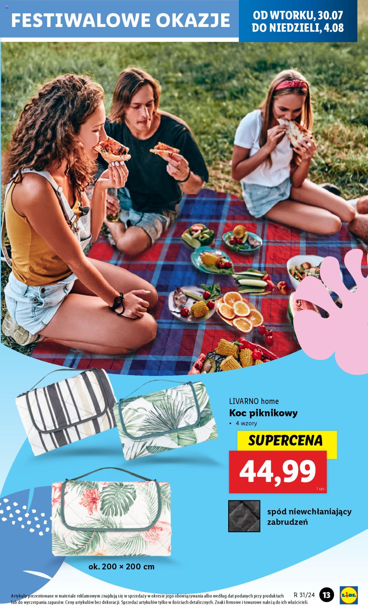 LIDL Gazetka Festiwalowa ważna od 30.07.2024 do 04.08.2024 strona 13