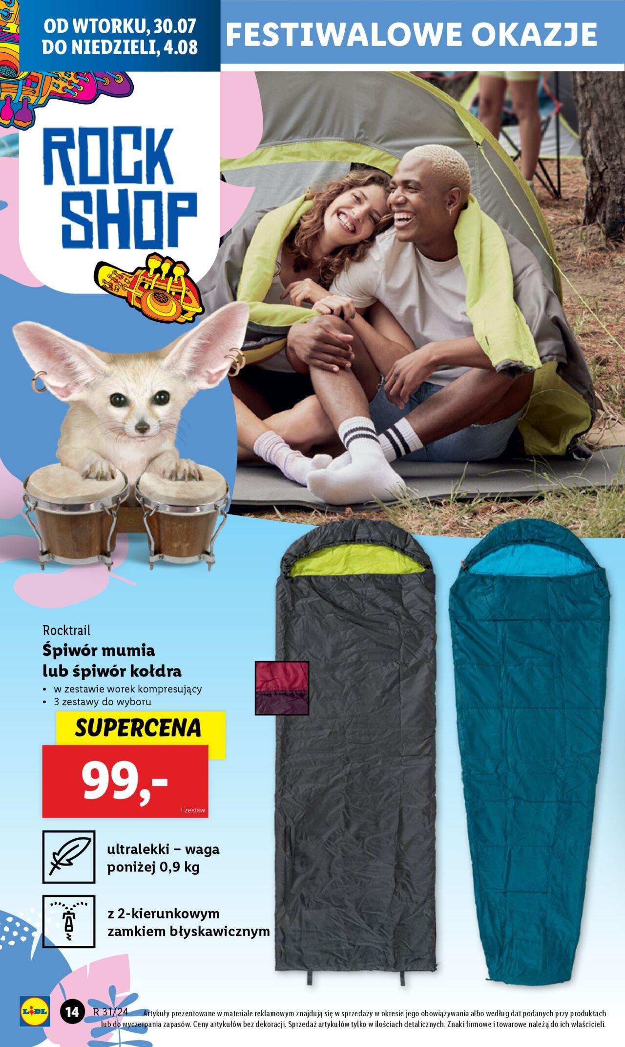 LIDL Gazetka Festiwalowa ważna od 30.07.2024 do 04.08.2024 strona 14
