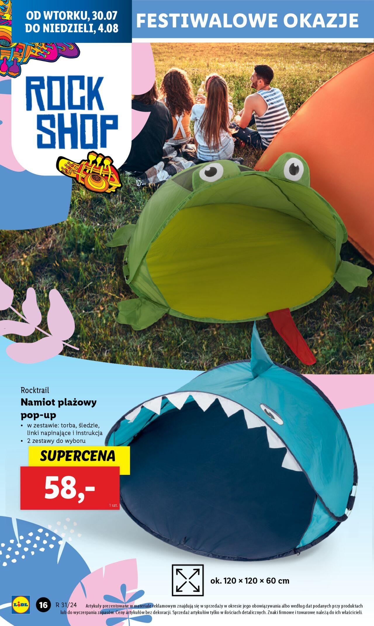 LIDL Gazetka Festiwalowa ważna od 30.07.2024 do 04.08.2024 strona 16