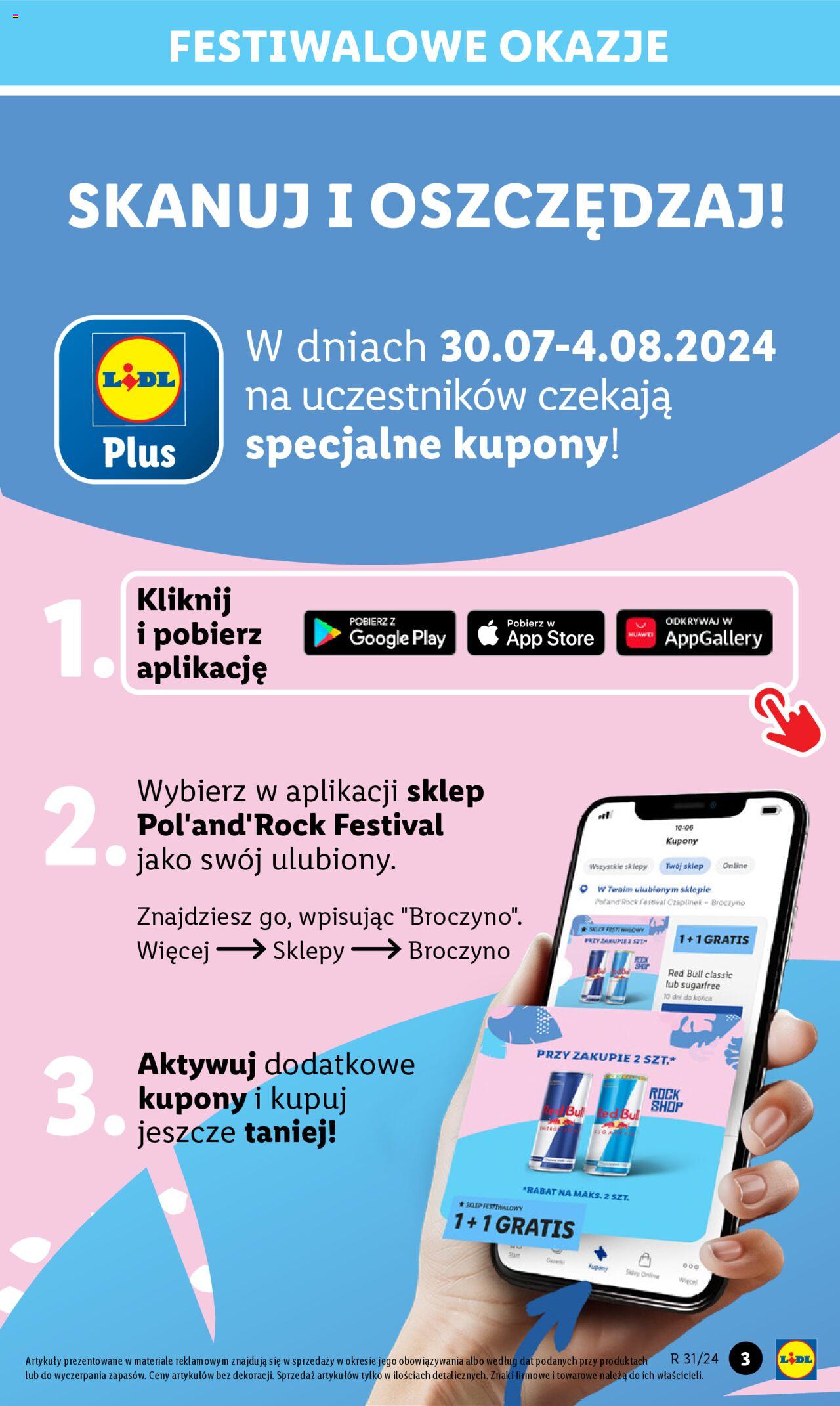 LIDL Gazetka Festiwalowa ważna od 30.07.2024 do 04.08.2024 strona 3