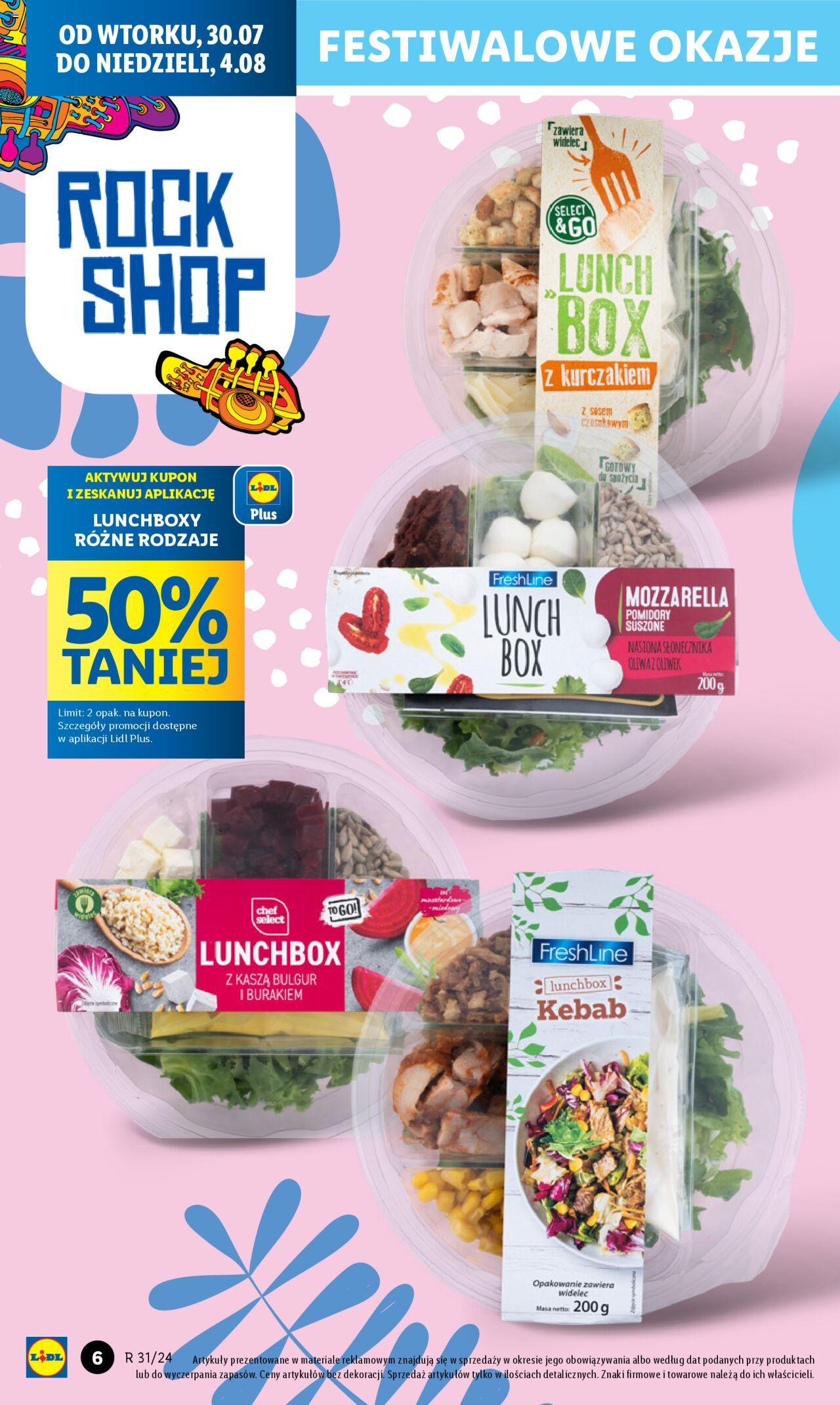 LIDL Gazetka Festiwalowa ważna od 30.07.2024 do 04.08.2024 strona 6