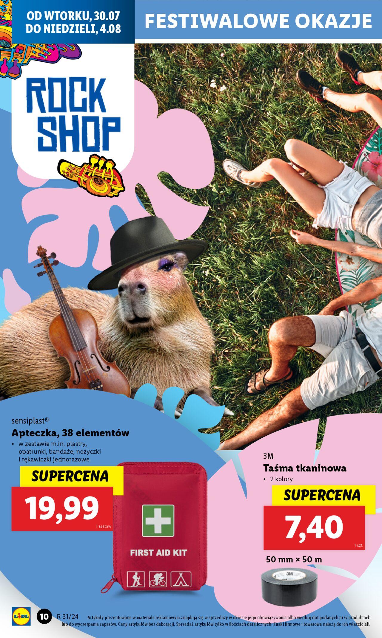 LIDL Gazetka Festiwalowa ważna od 30.07.2024 do 04.08.2024 strona 10