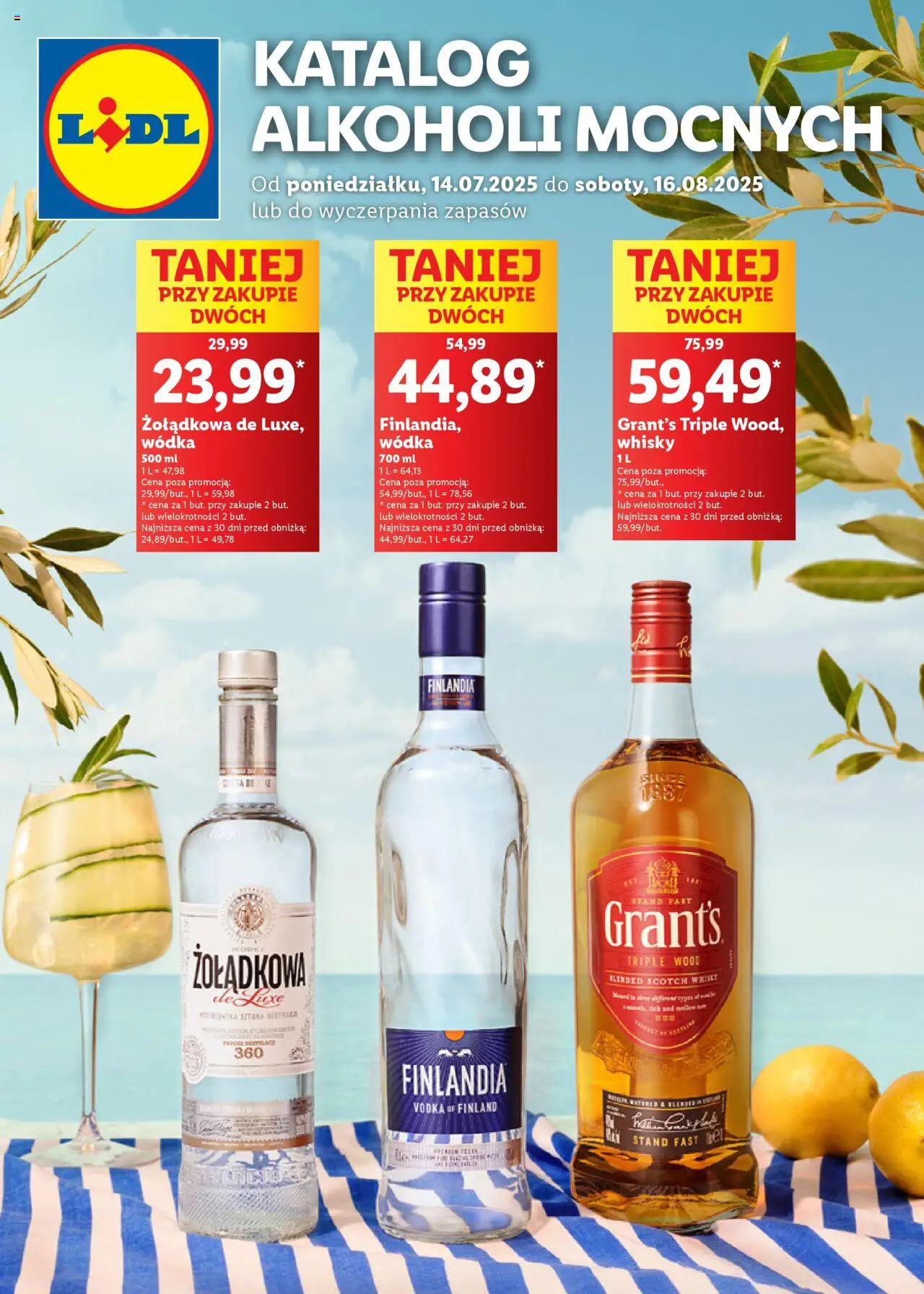 LIDL gazetka Katalog alkoholi mocnych ważna od  14.07.2025 do 16.08.2025 strona 1