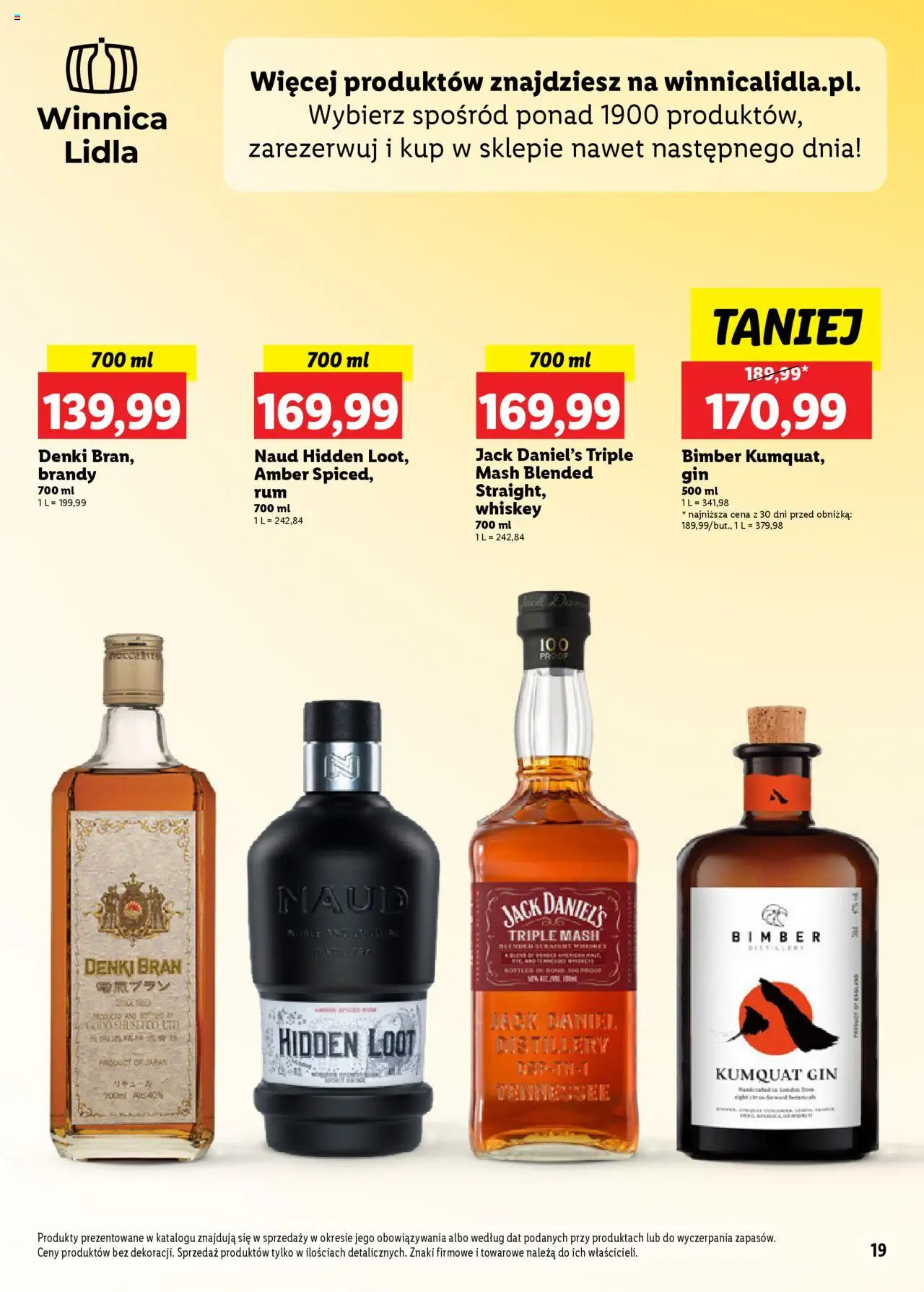 LIDL gazetka Katalog alkoholi mocnych ważna od  14.07.2025 do 16.08.2025 strona 19