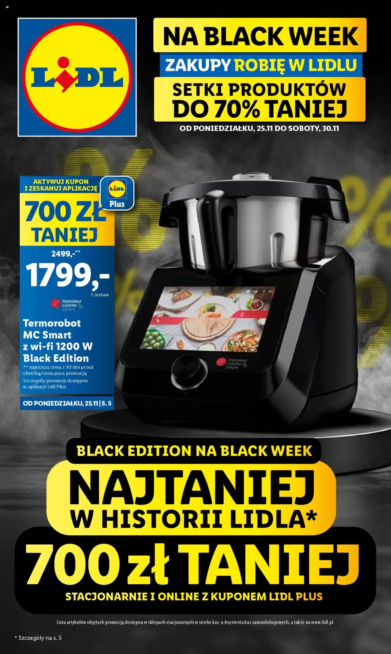 LIDL gazetka Katalog BLACK FRIDAY ważna od 25.11.2024 do 30.11.2024 strona 1