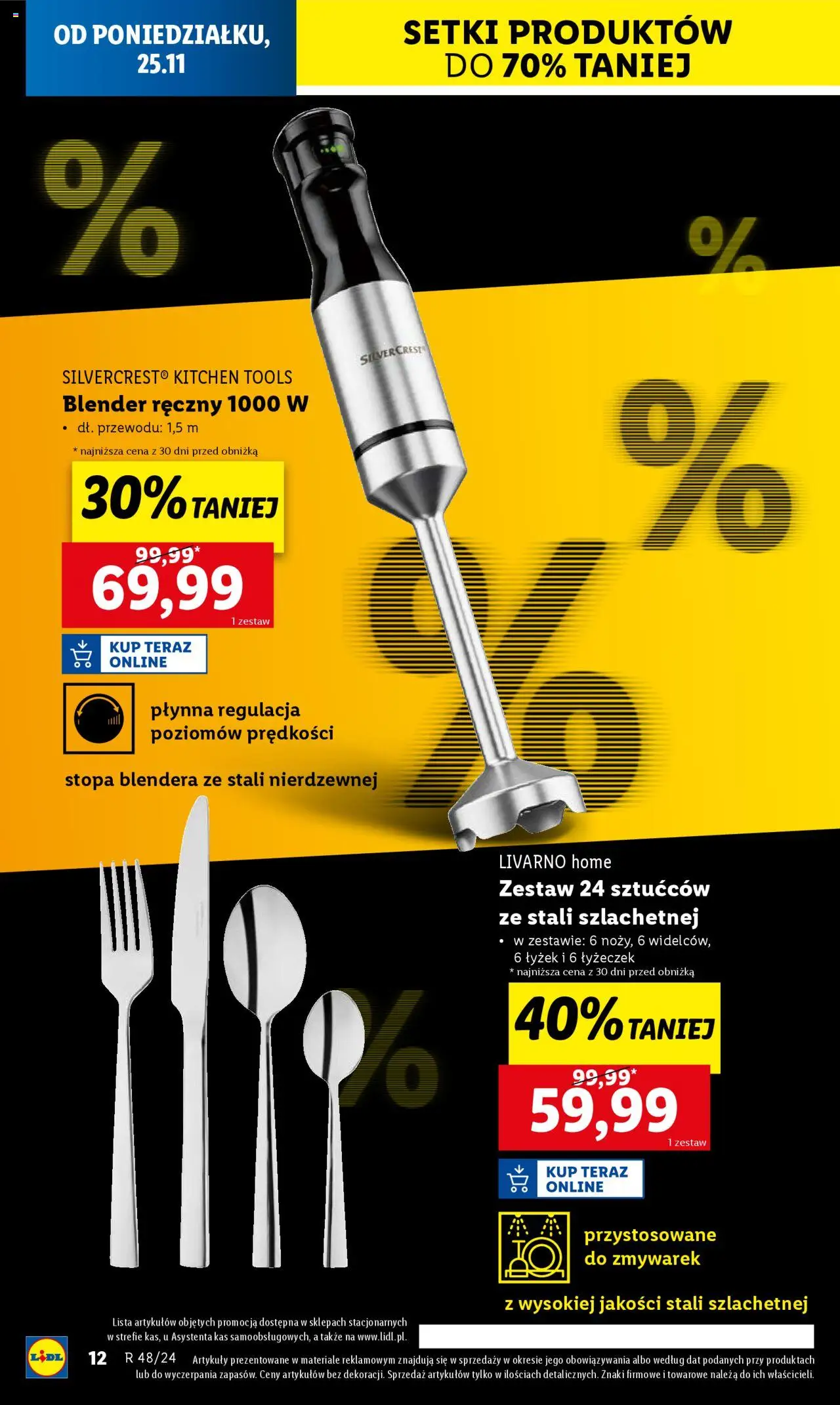 LIDL gazetka Katalog BLACK FRIDAY ważna od 25.11.2024 do 30.11.2024 strona 12