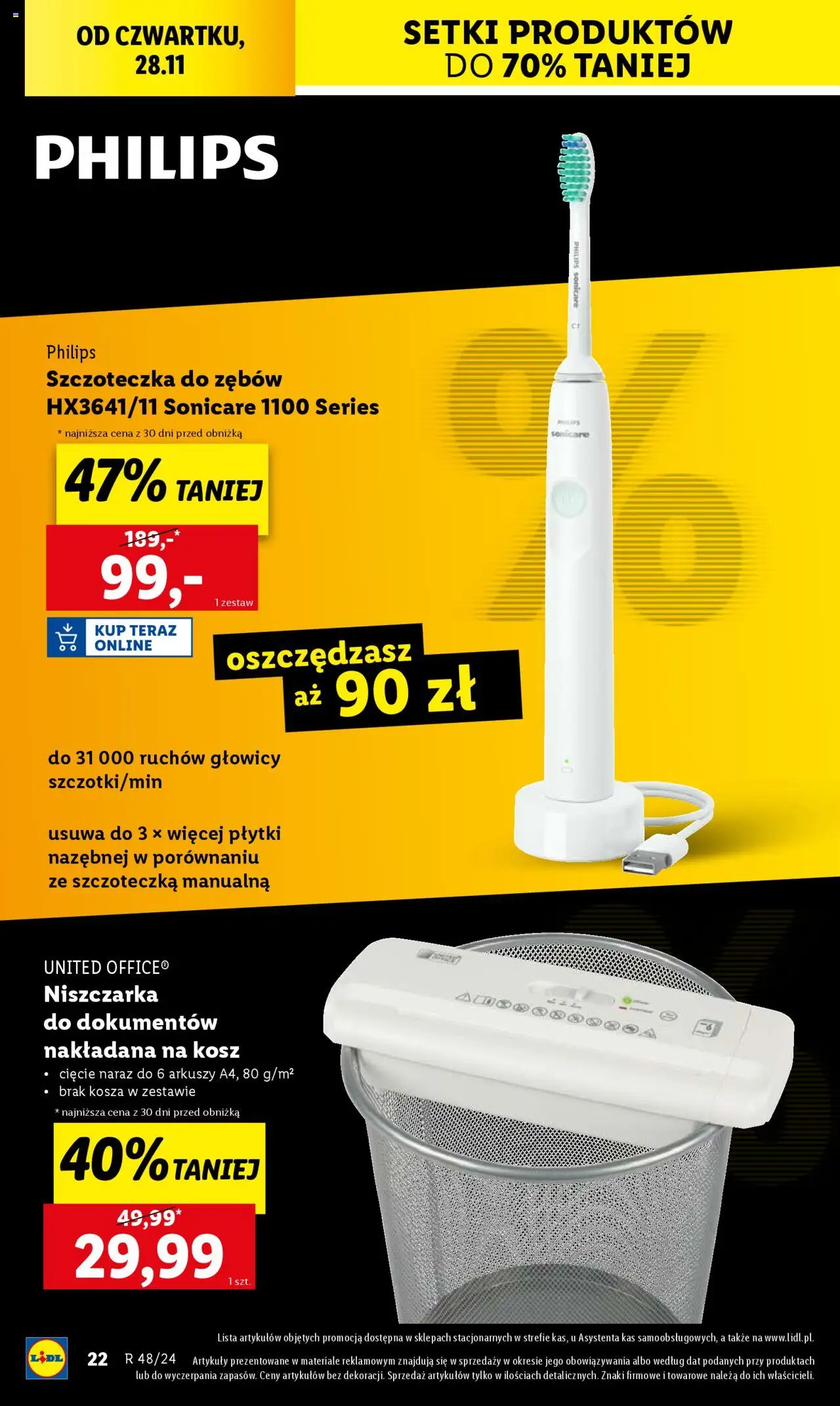 LIDL gazetka Katalog BLACK FRIDAY ważna od 25.11.2024 do 30.11.2024 strona 22