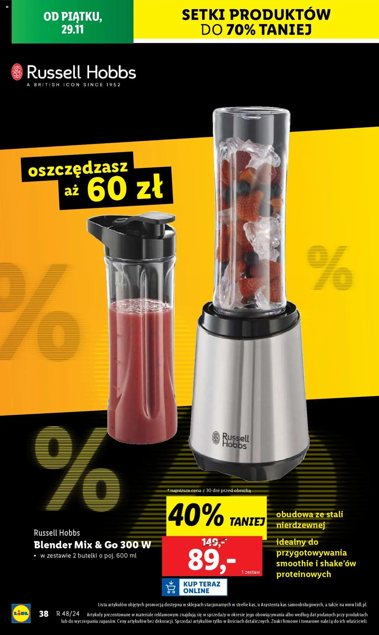 LIDL gazetka Katalog BLACK FRIDAY ważna od 25.11.2024 do 30.11.2024 strona 40