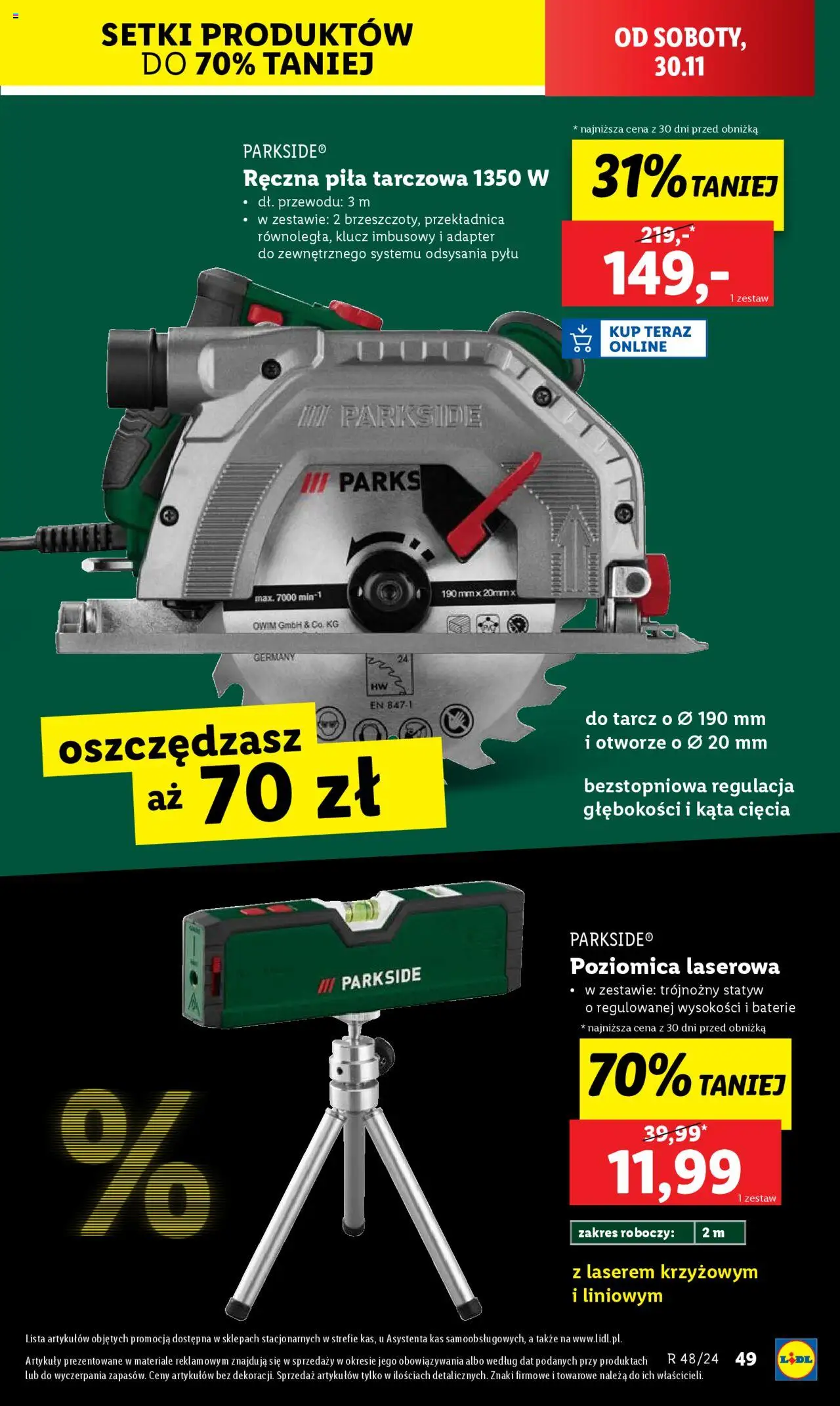 LIDL gazetka Katalog BLACK FRIDAY ważna od 25.11.2024 do 30.11.2024 strona 50