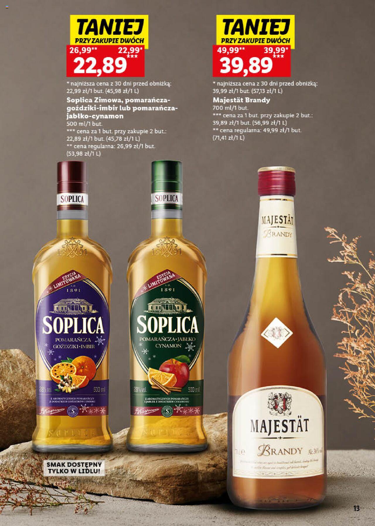 LIDL gazetka Katalog mocnych alkoholi ważna od 30.10.2023 do 02.12.2023 strona 13