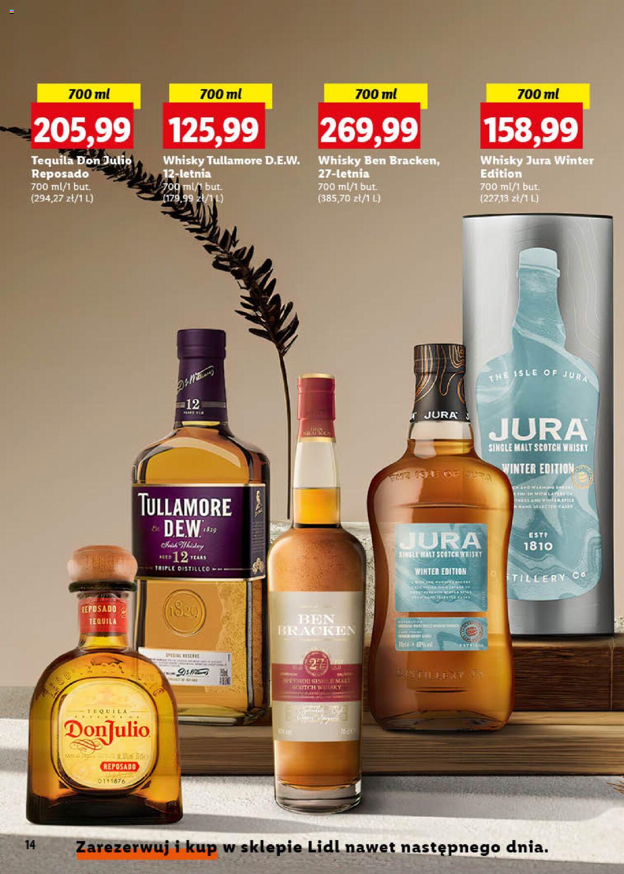 LIDL gazetka Katalog mocnych alkoholi ważna od 30.10.2023 do 02.12.2023 strona 14