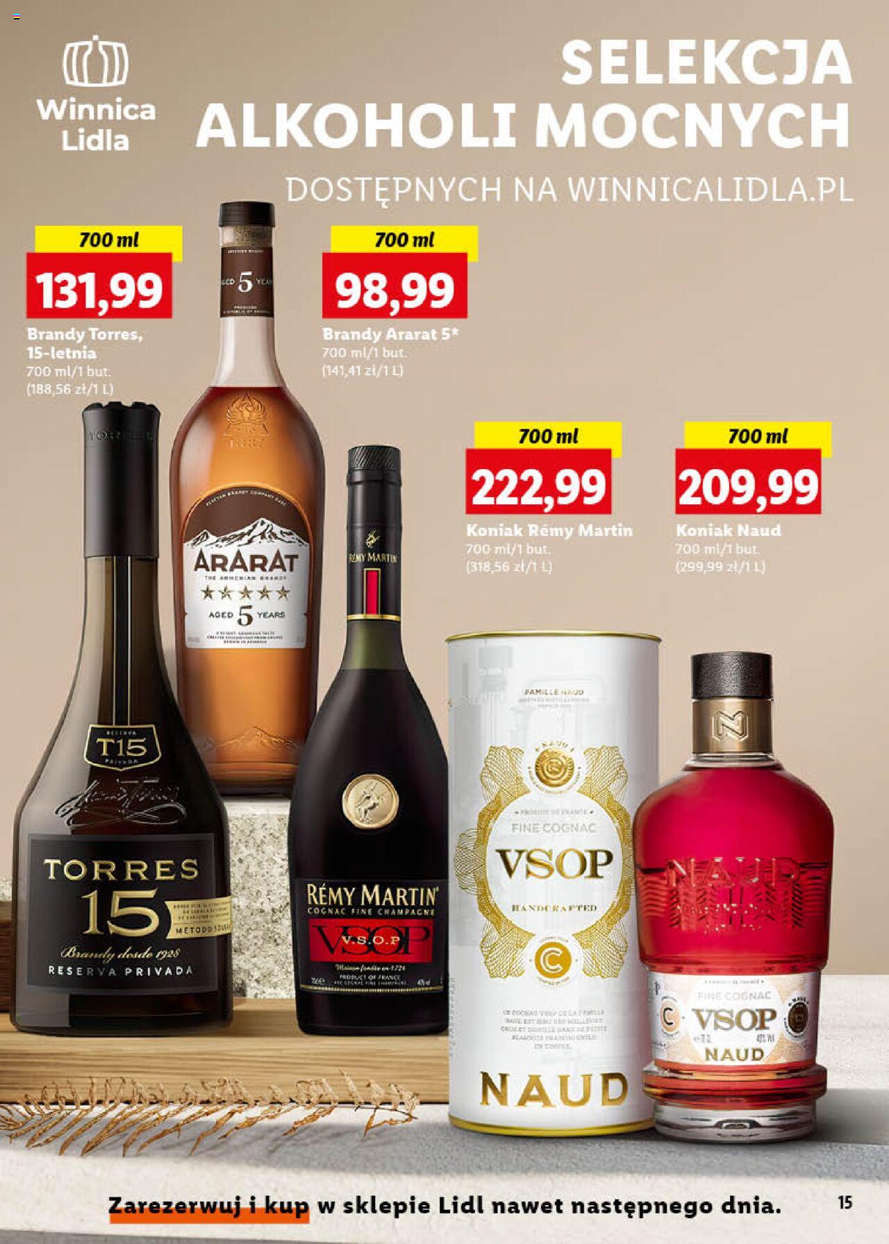 LIDL gazetka Katalog mocnych alkoholi ważna od 30.10.2023 do 02.12.2023 strona 15