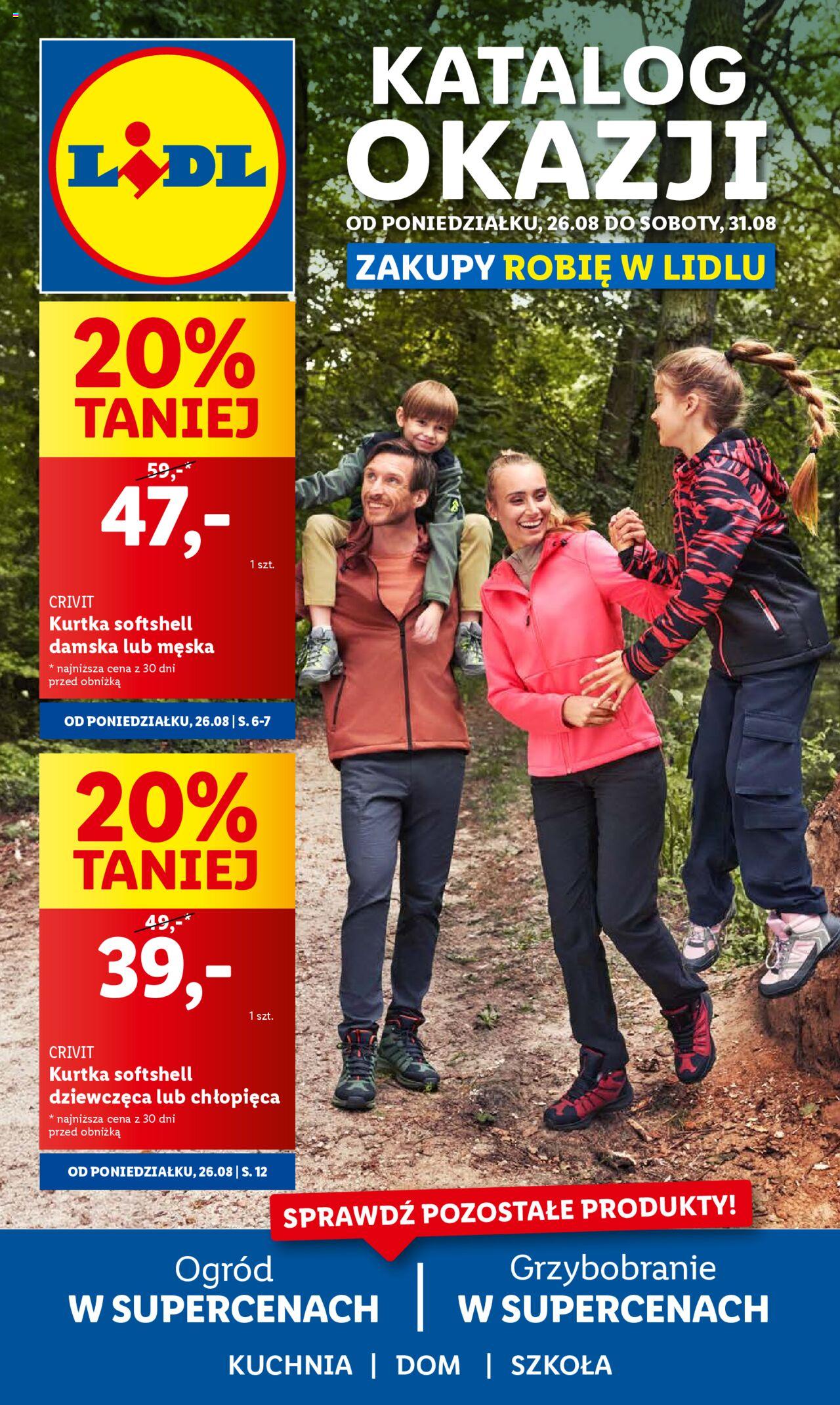 LIDL gazetka Katalog ważna od 26.08.2024 do 31.08.2024 strona 1