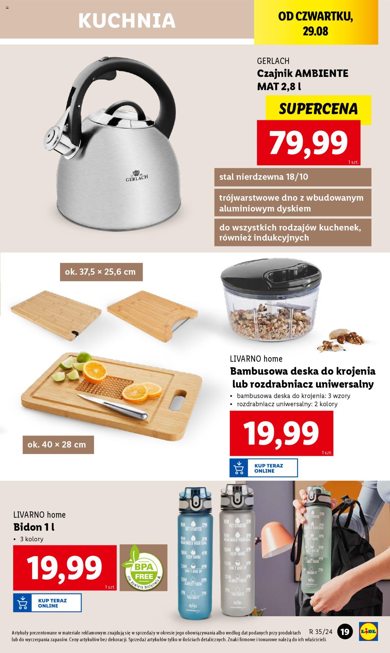 LIDL gazetka Katalog ważna od 26.08.2024 do 31.08.2024 strona 20