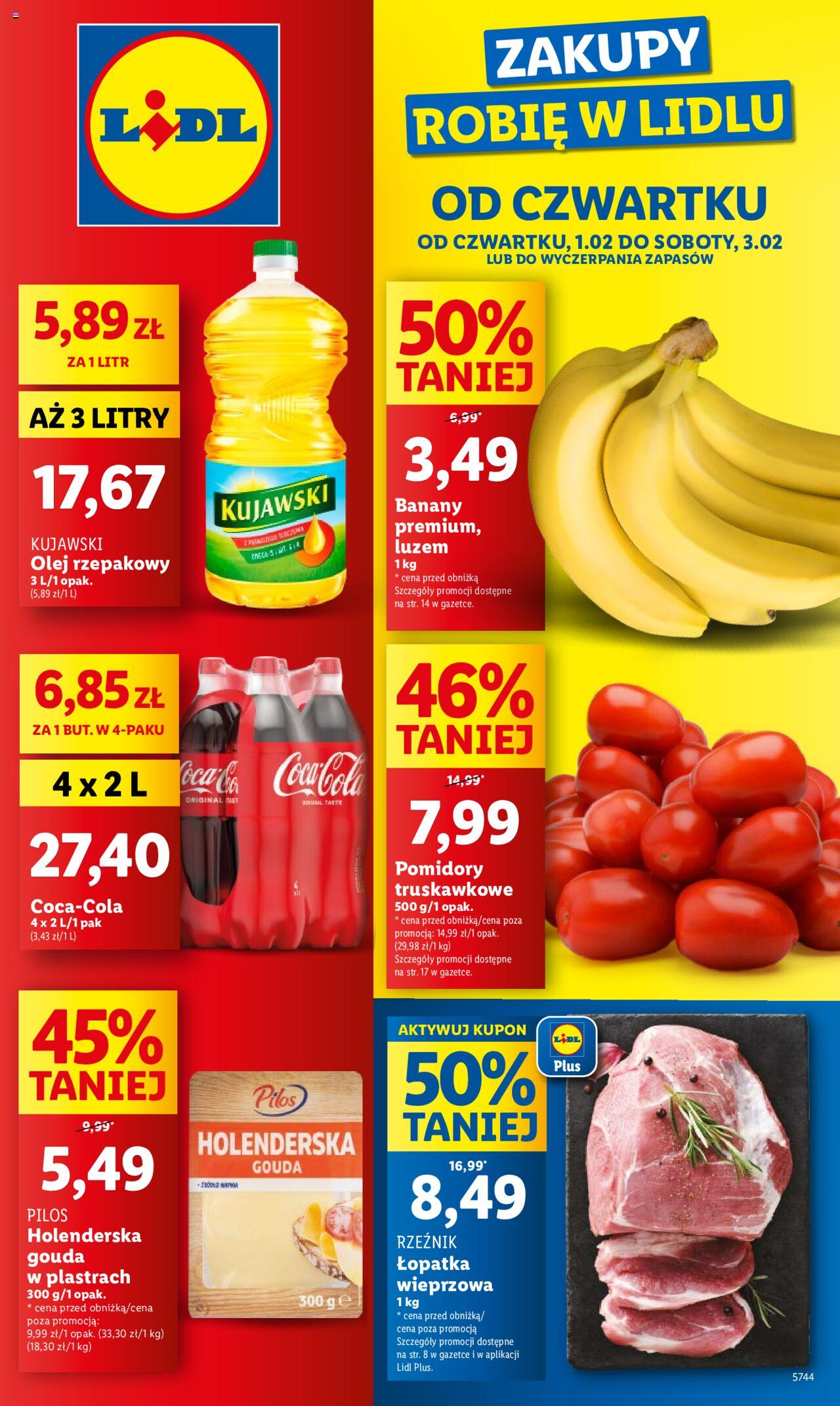 LIDL gazetka ważna od 01.02.2024 do 03.02.2024 strona 1