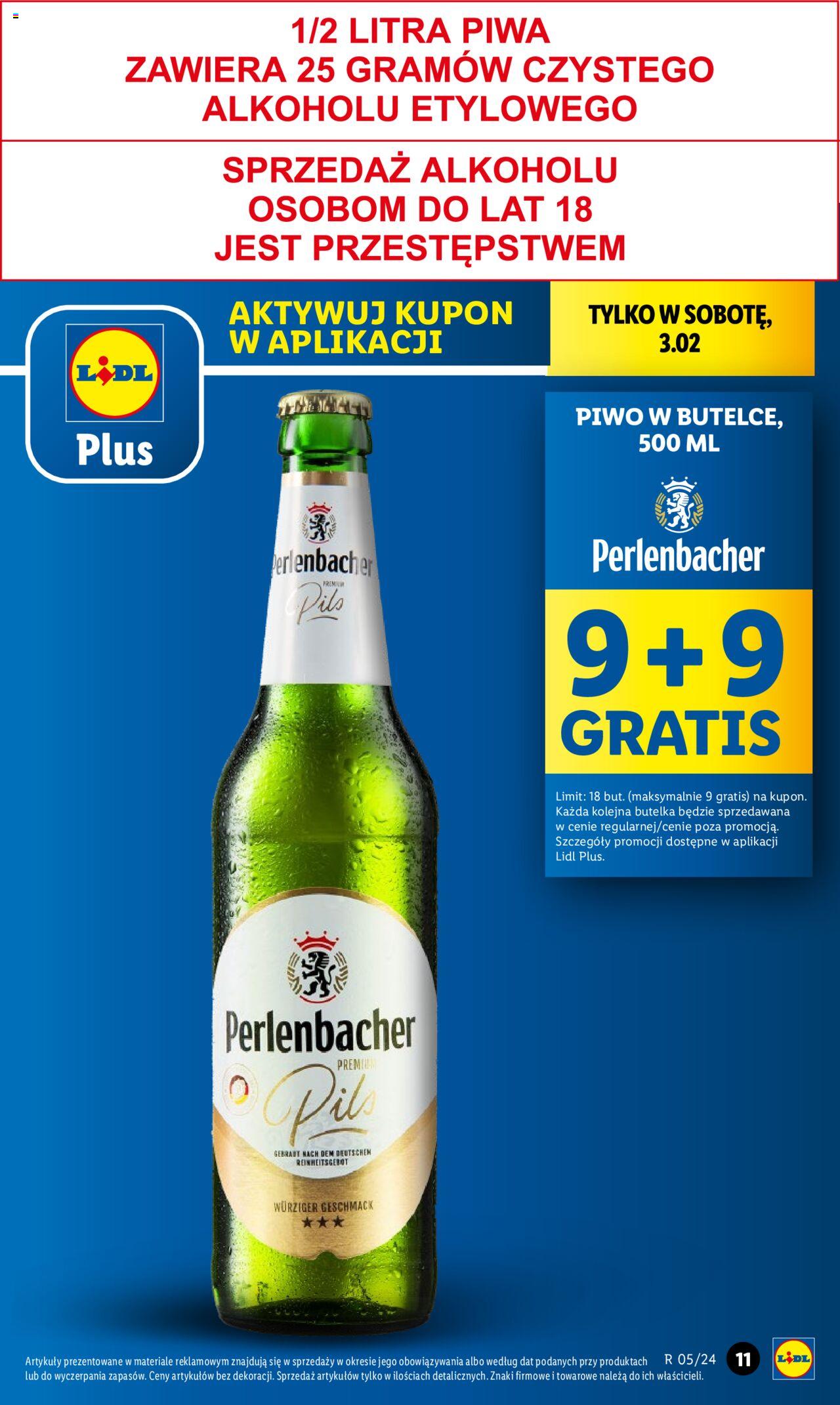 LIDL gazetka ważna od 01.02.2024 do 03.02.2024 strona 11