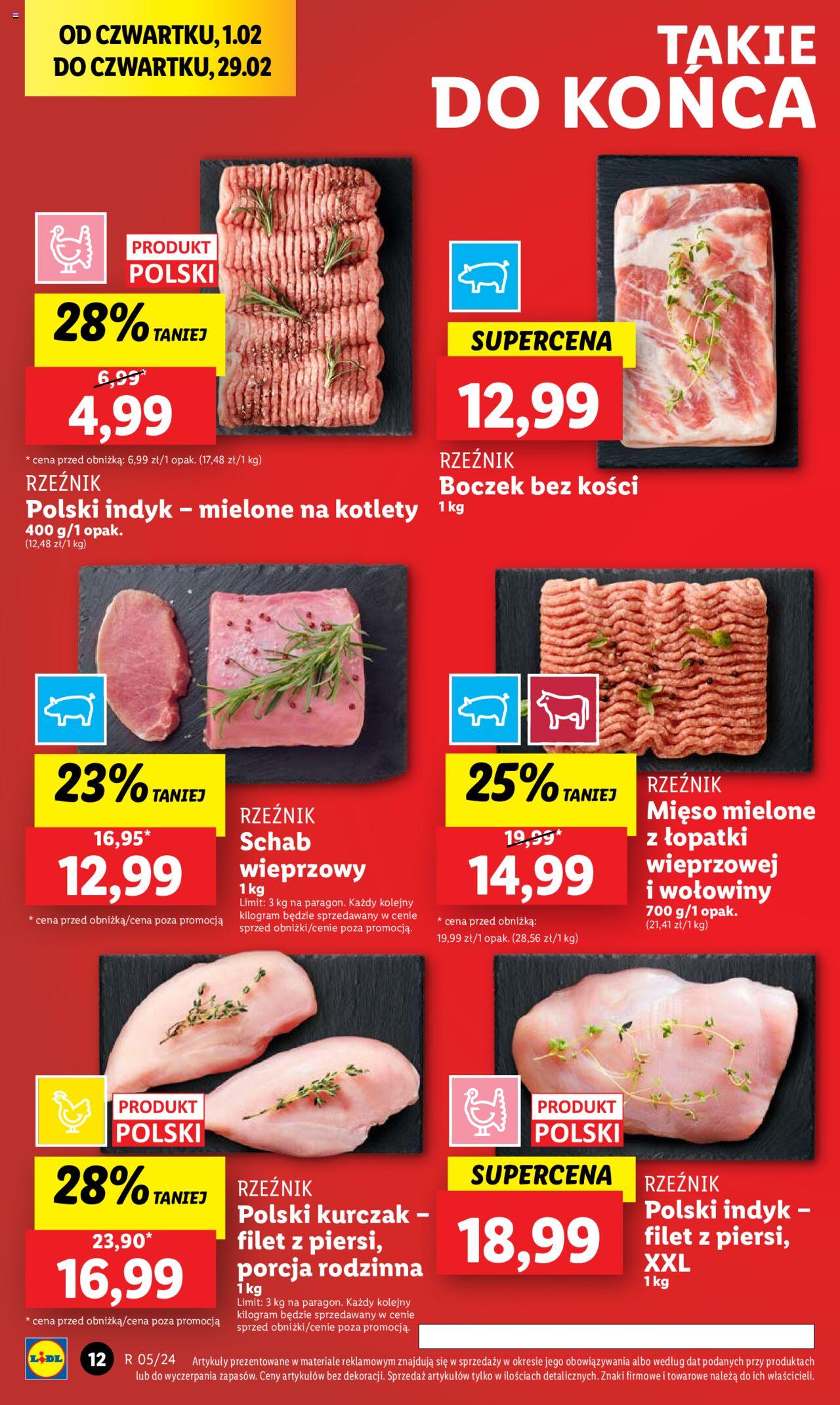 LIDL gazetka ważna od 01.02.2024 do 03.02.2024 strona 12