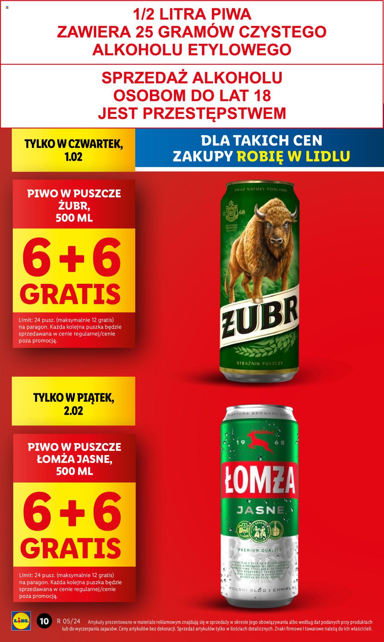 LIDL gazetka ważna od 01.02.2024 do 03.02.2024 strona 10