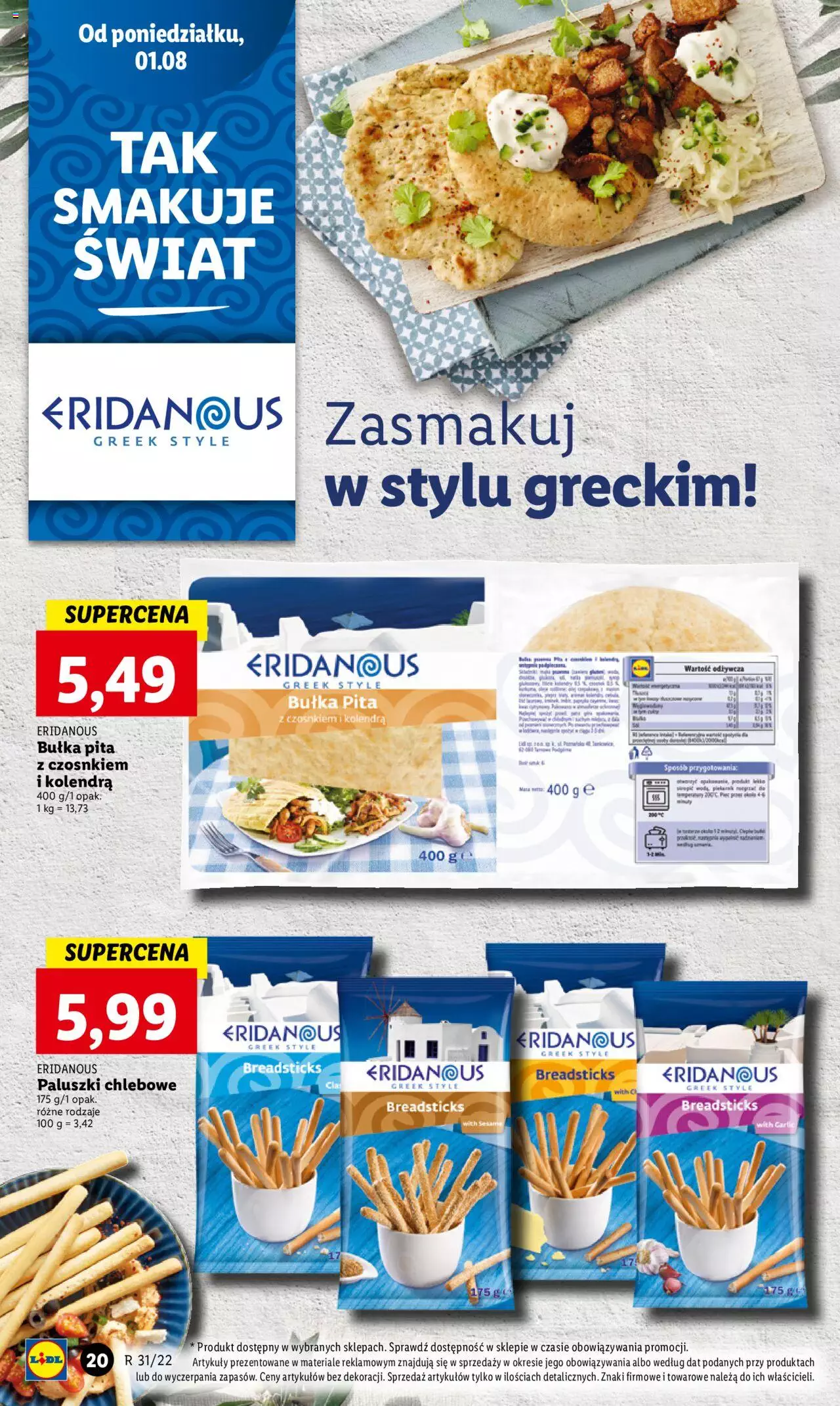 Lidl gazetka ważna od 01.08.2022 do 03.08.2022 strona 22