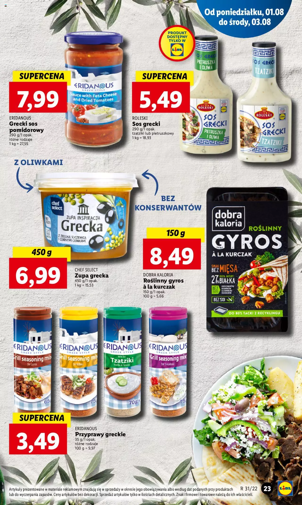 Lidl gazetka ważna od 01.08.2022 do 03.08.2022 strona 25