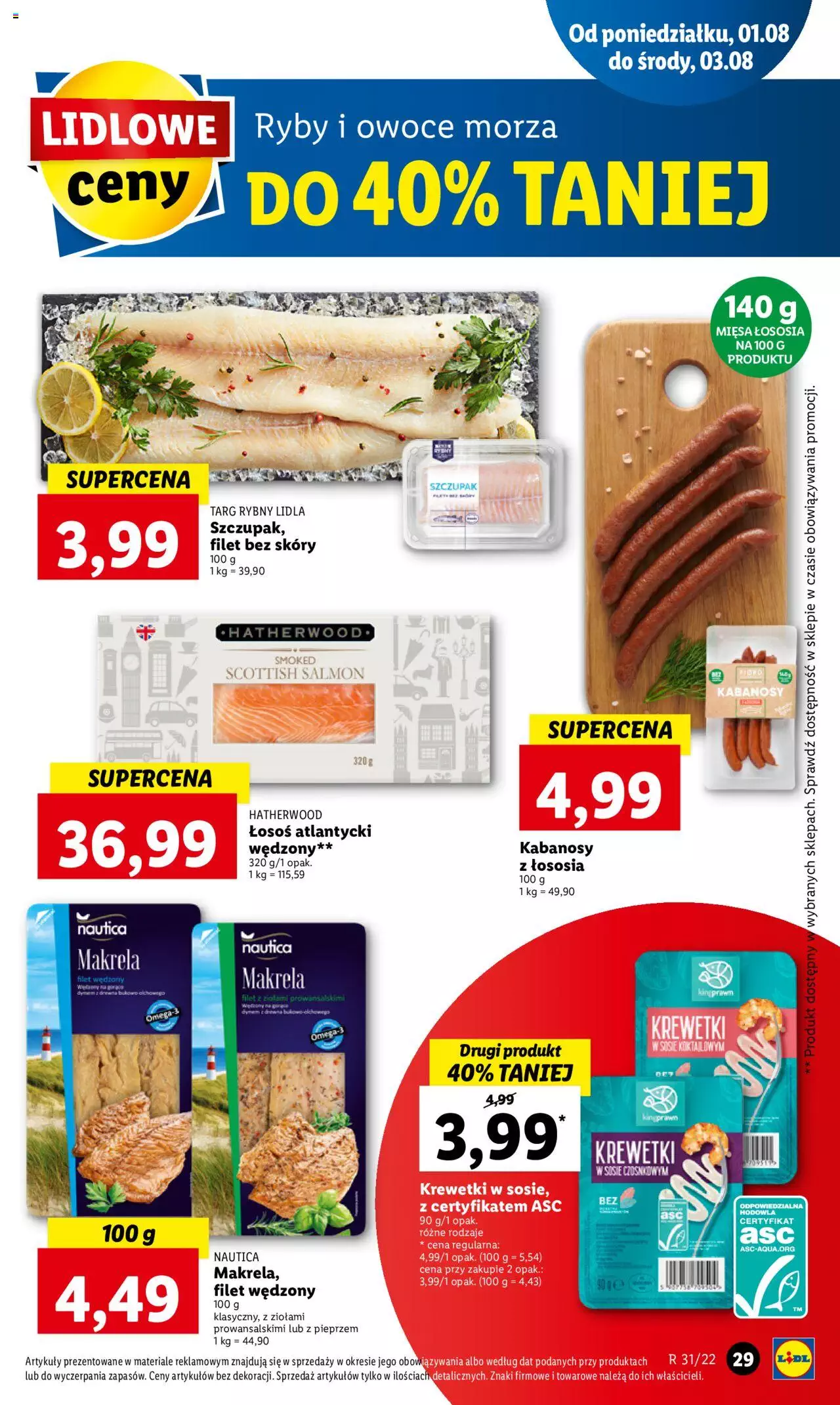 Lidl gazetka ważna od 01.08.2022 do 03.08.2022 strona 31