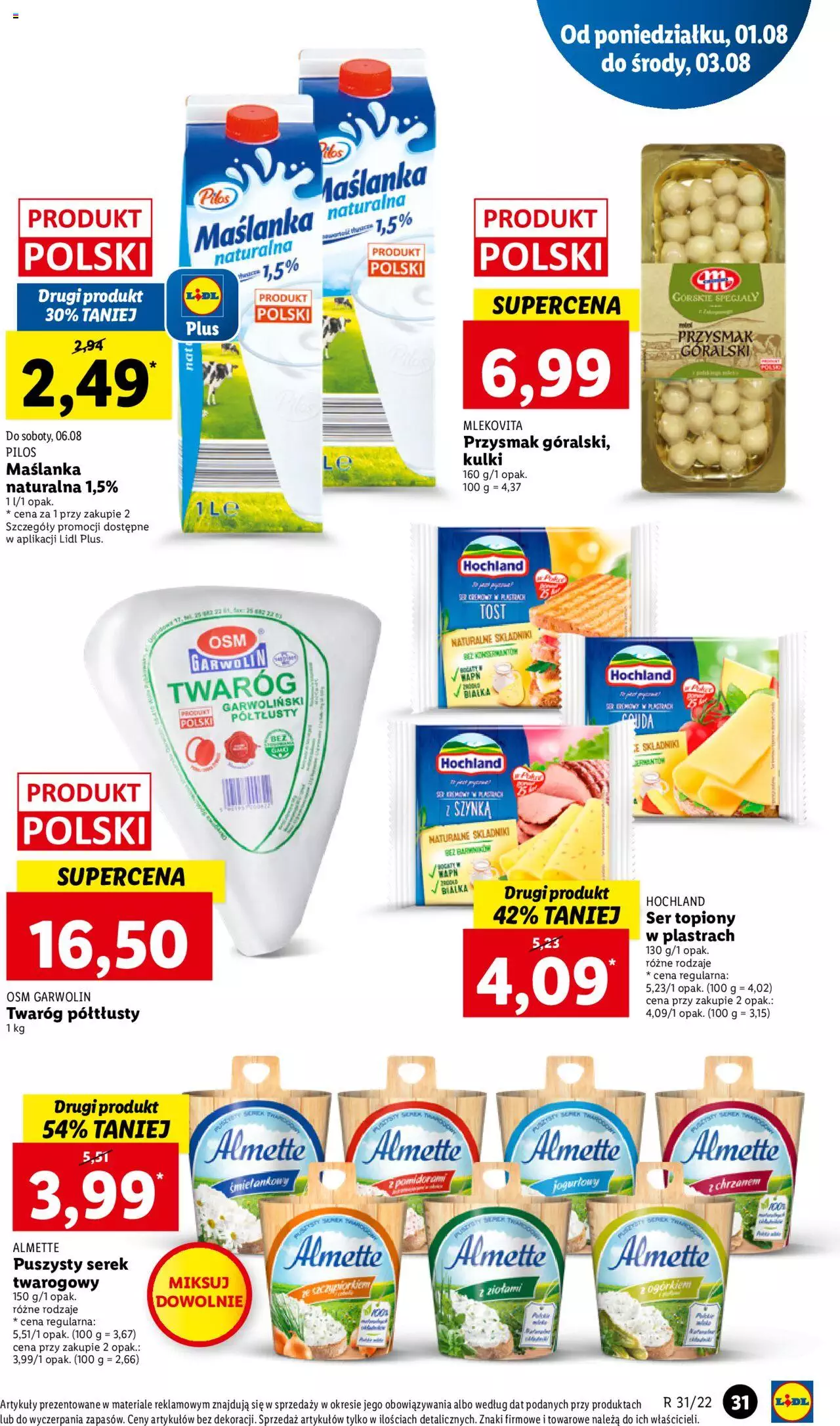 Lidl gazetka ważna od 01.08.2022 do 03.08.2022 strona 33